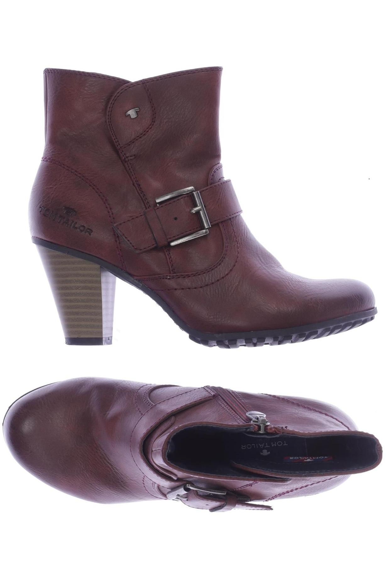 

TOM TAILOR Denim Damen Stiefelette, bordeaux