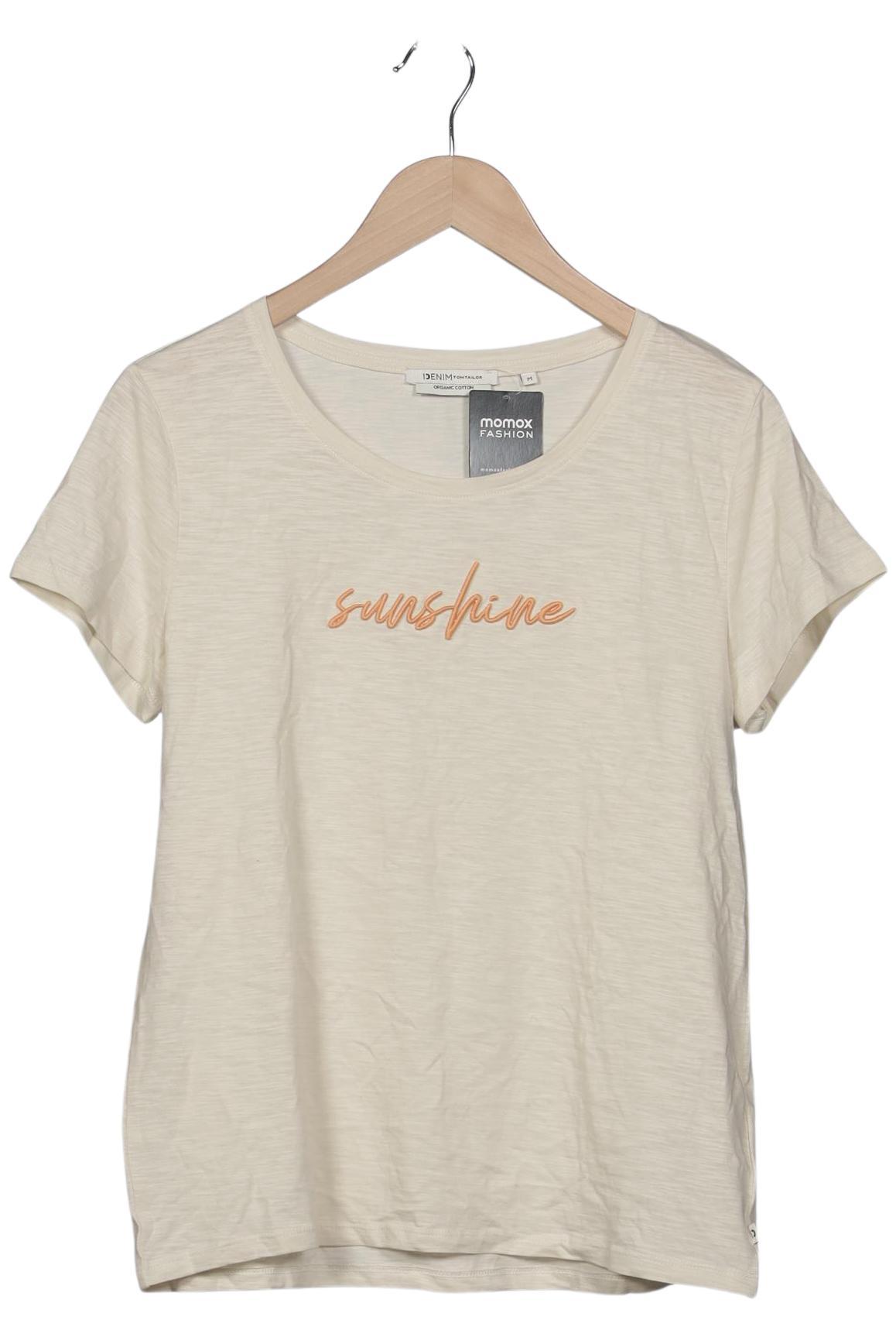 

TOM Tailor Denim Damen T-Shirt, beige, Gr. 38