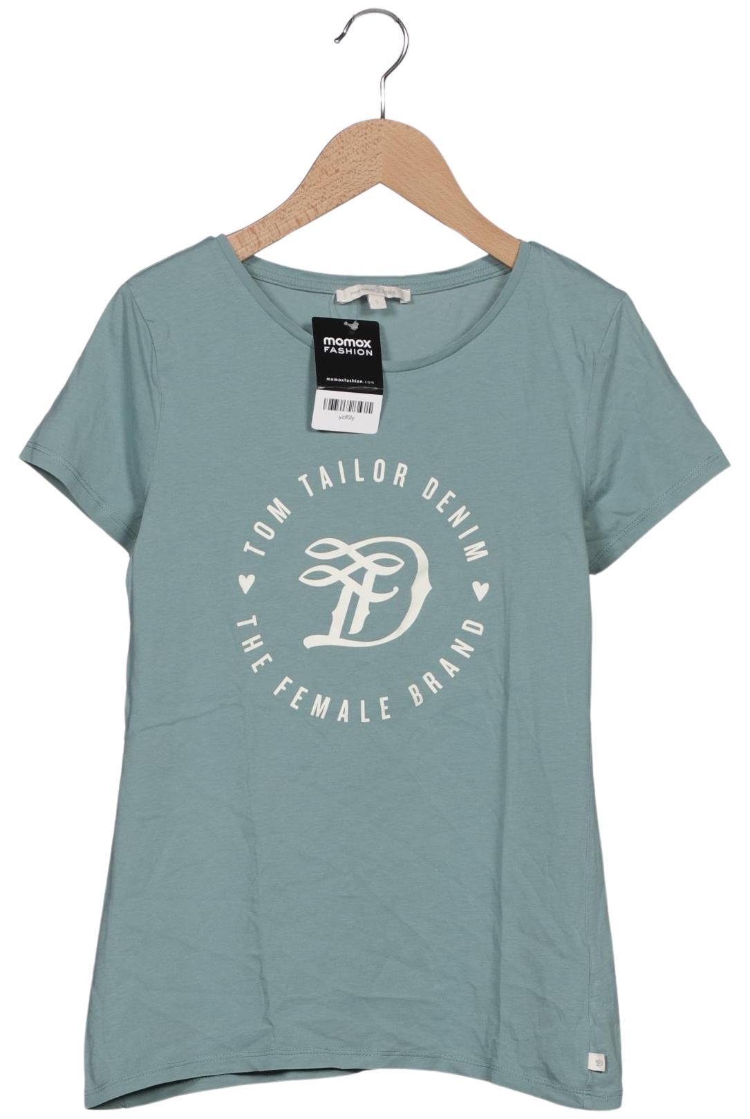 

TOM Tailor Denim Damen T-Shirt, türkis, Gr. 36