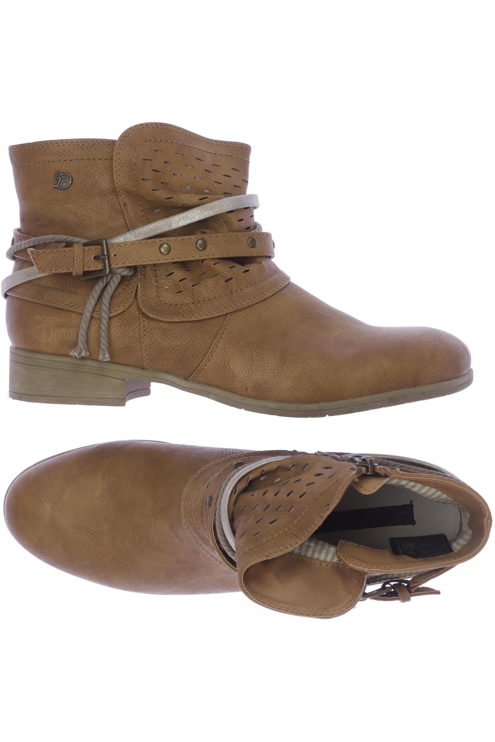 Thumbnail - TOM Tailor Denim Damen Stiefelette, beige, Gr. 42