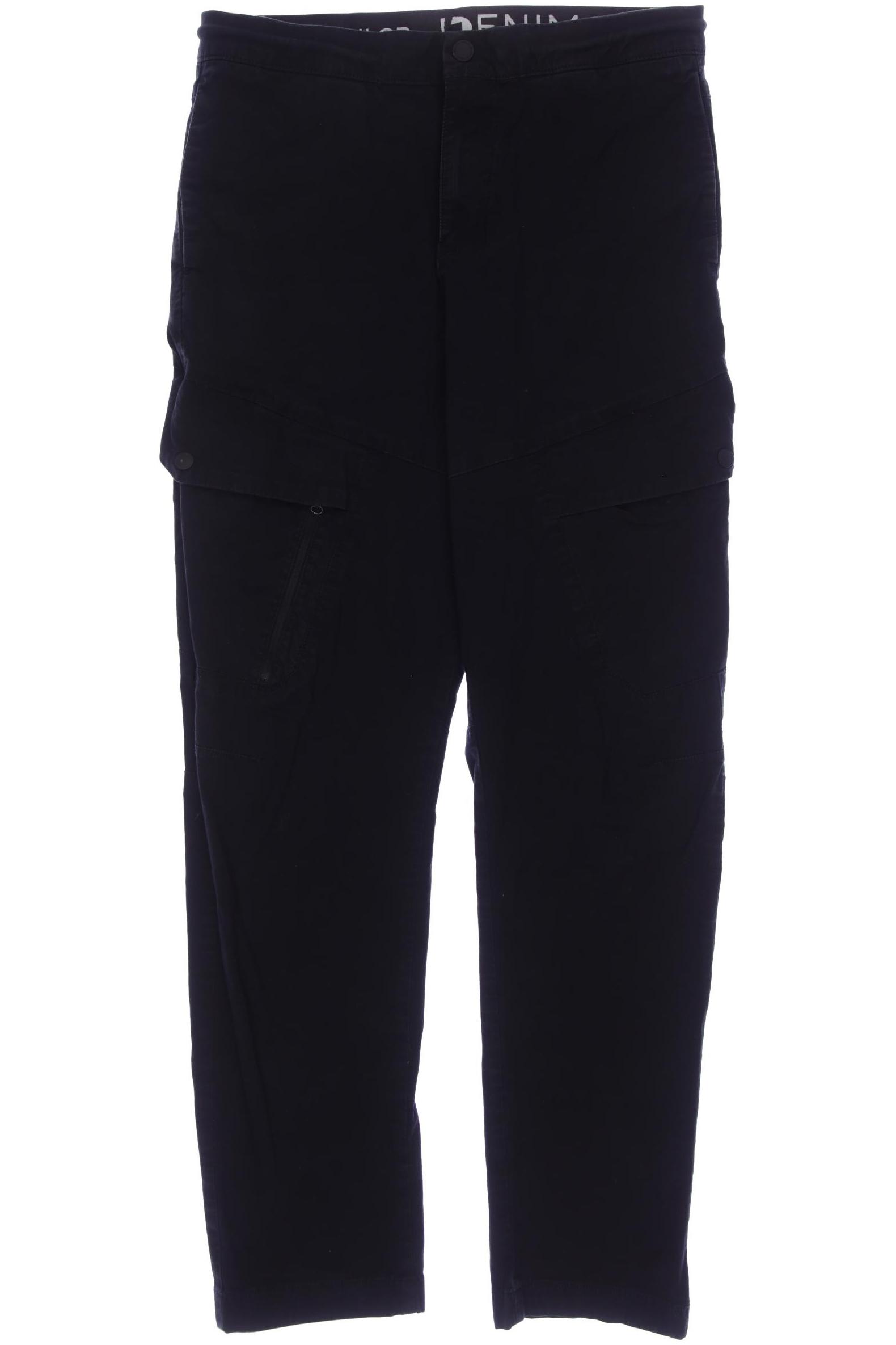 

TOM Tailor Denim Herren Stoffhose, schwarz, Gr. 0
