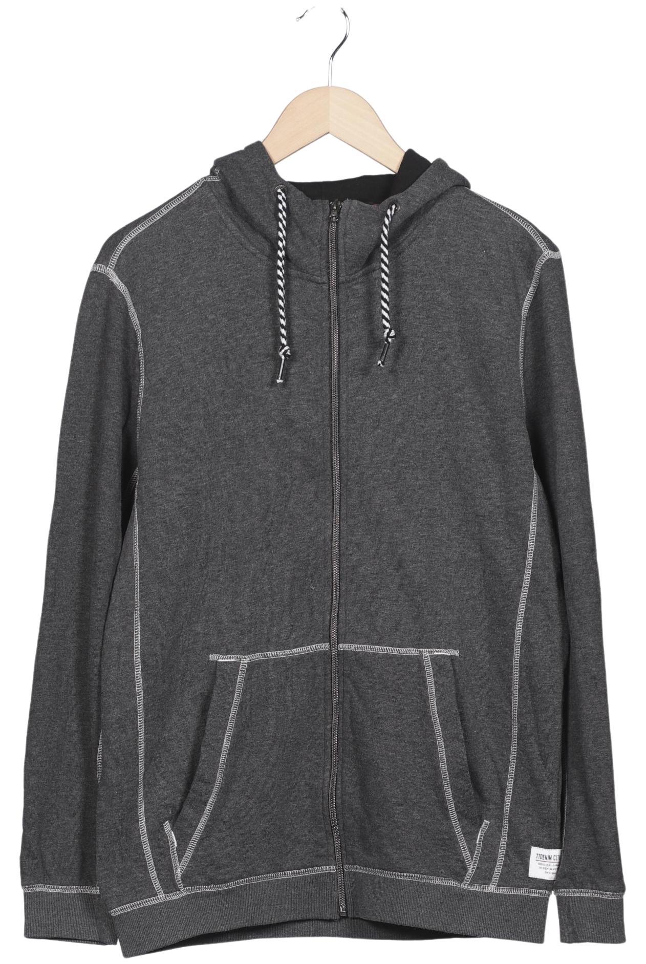 

TOM Tailor Denim Herren Kapuzenpullover, grau, Gr. 52