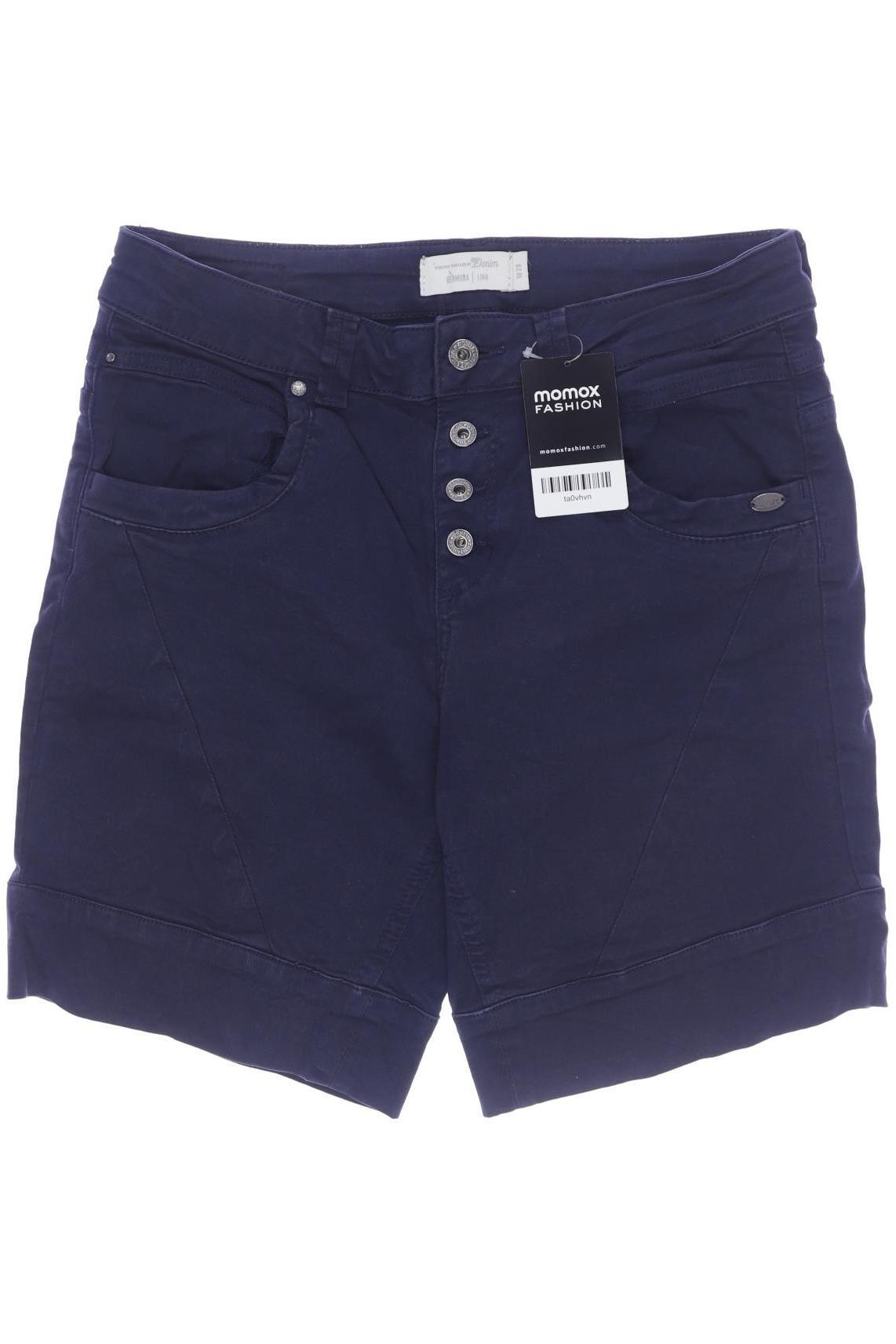 

TOM Tailor Denim Damen Shorts, marineblau, Gr. 28
