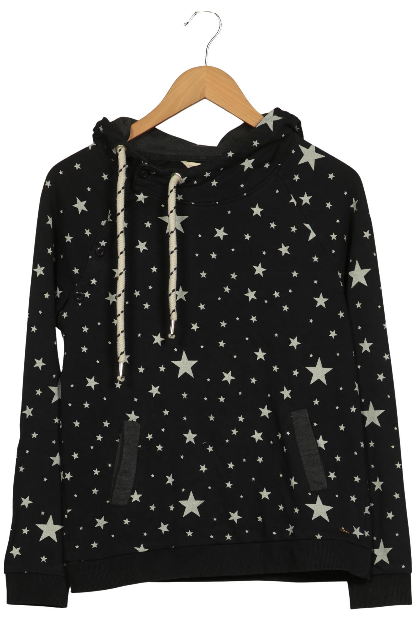 

TOM Tailor Denim Damen Kapuzenpullover, schwarz, Gr. 38