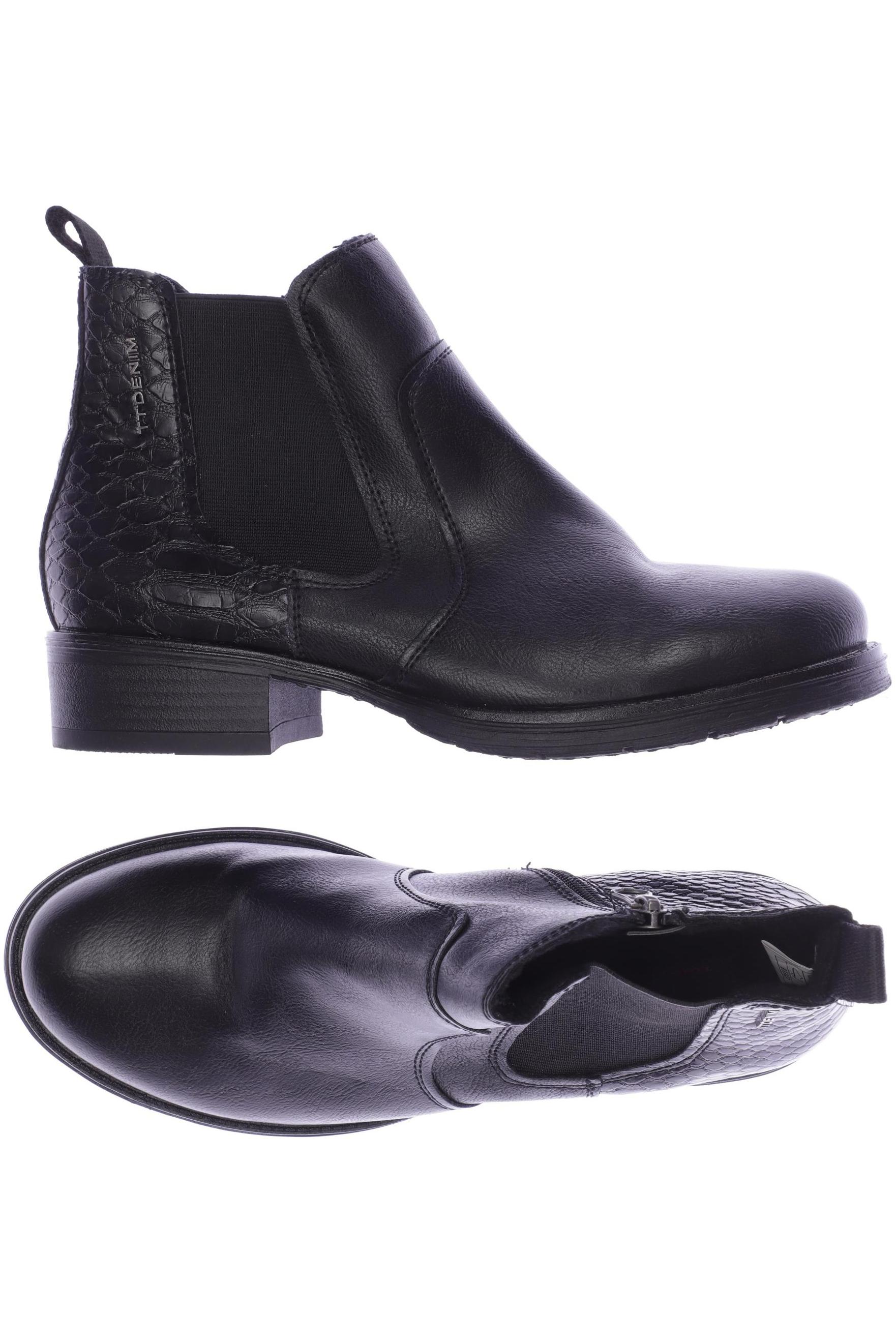 

TOM TAILOR Denim Damen Stiefelette, schwarz