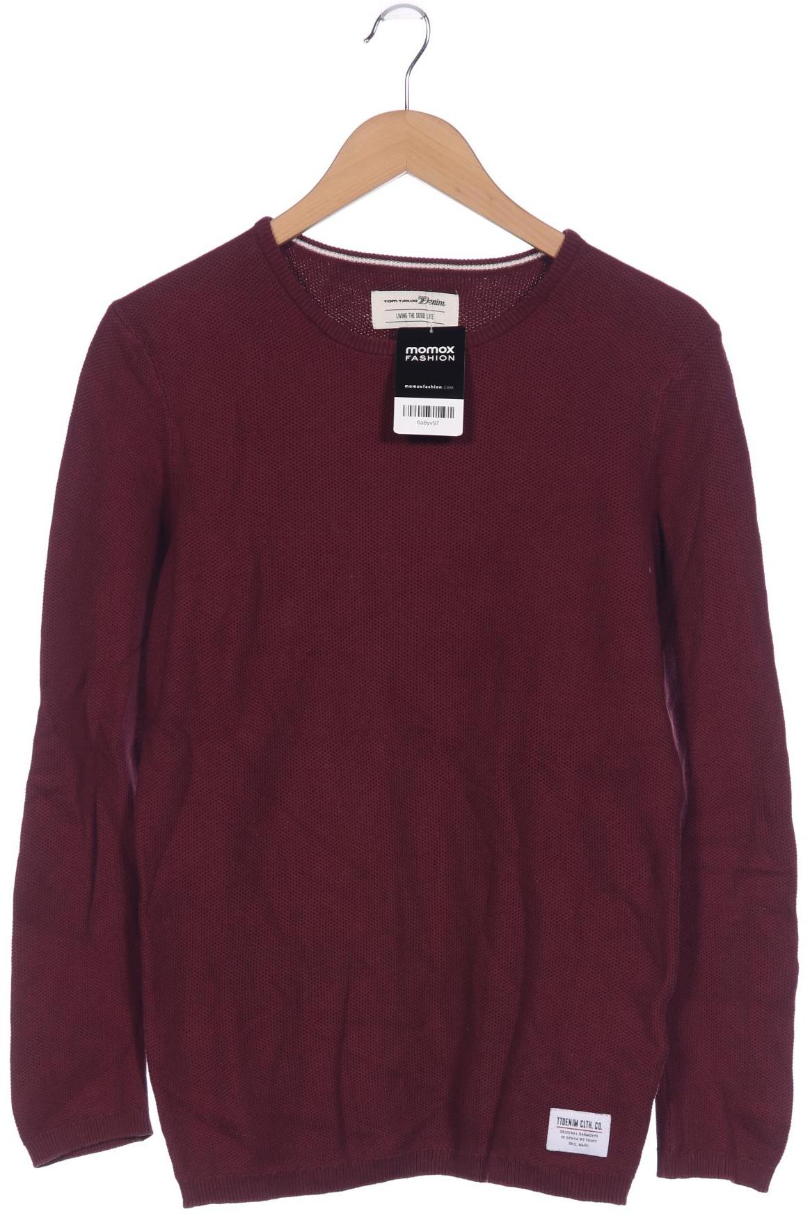 

TOM Tailor Denim Herren Pullover, bordeaux, Gr. 48