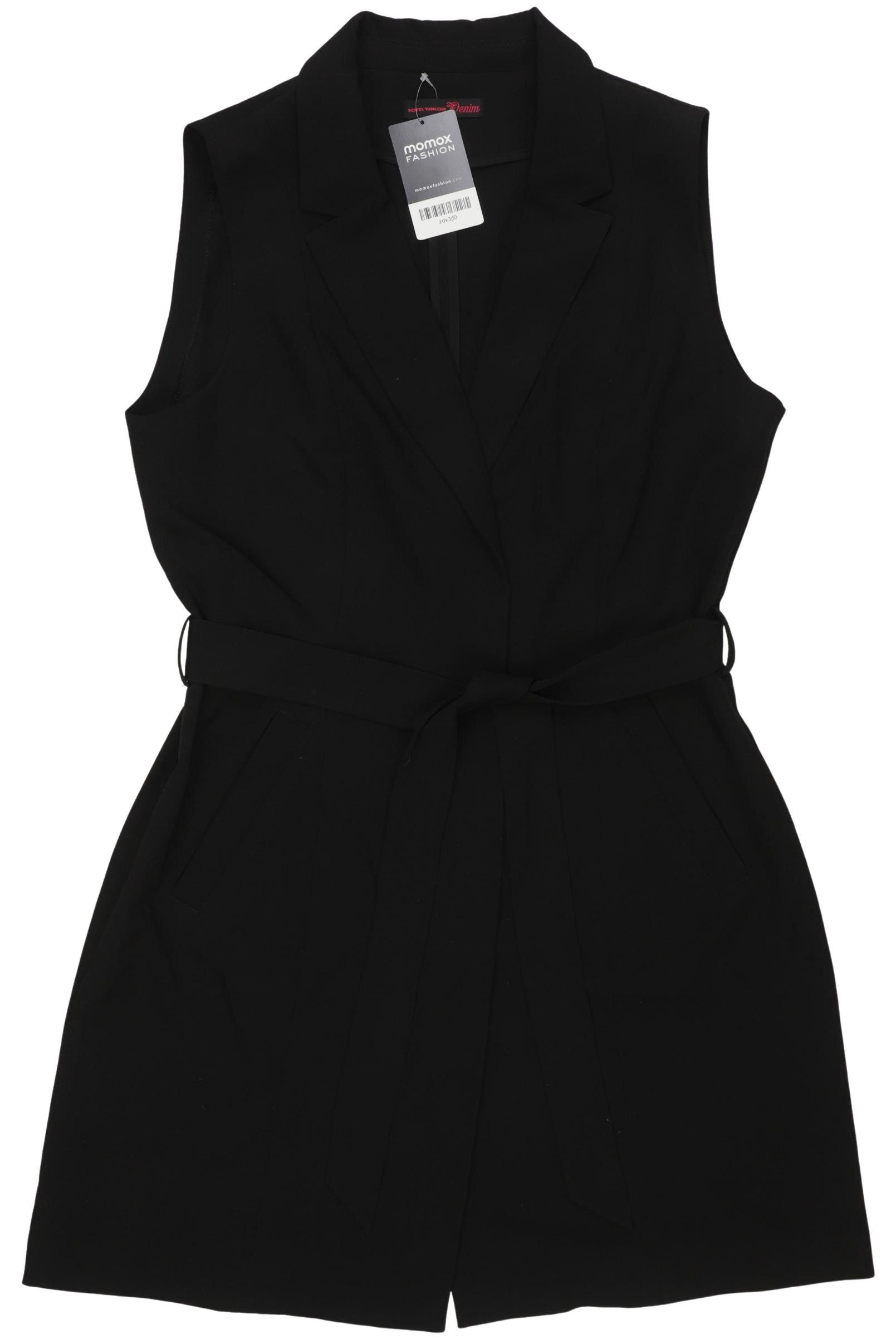 

TOM Tailor Denim Damen Weste, schwarz, Gr. 42