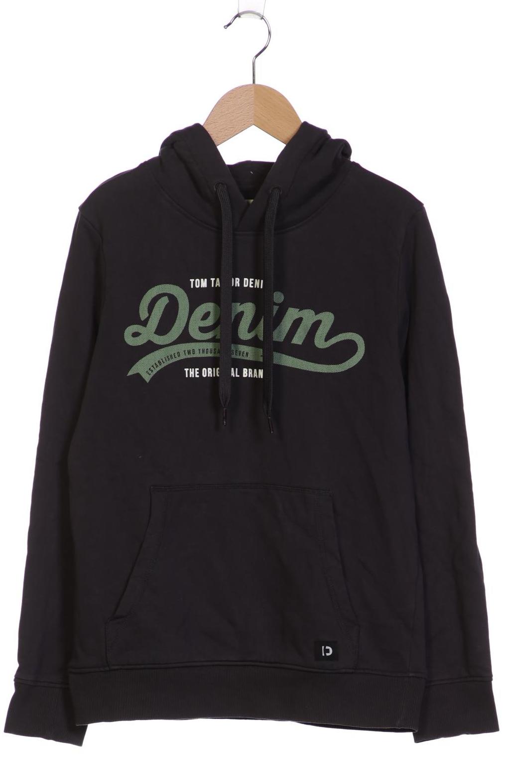 

TOM Tailor Denim Damen Kapuzenpullover, grau, Gr. 36
