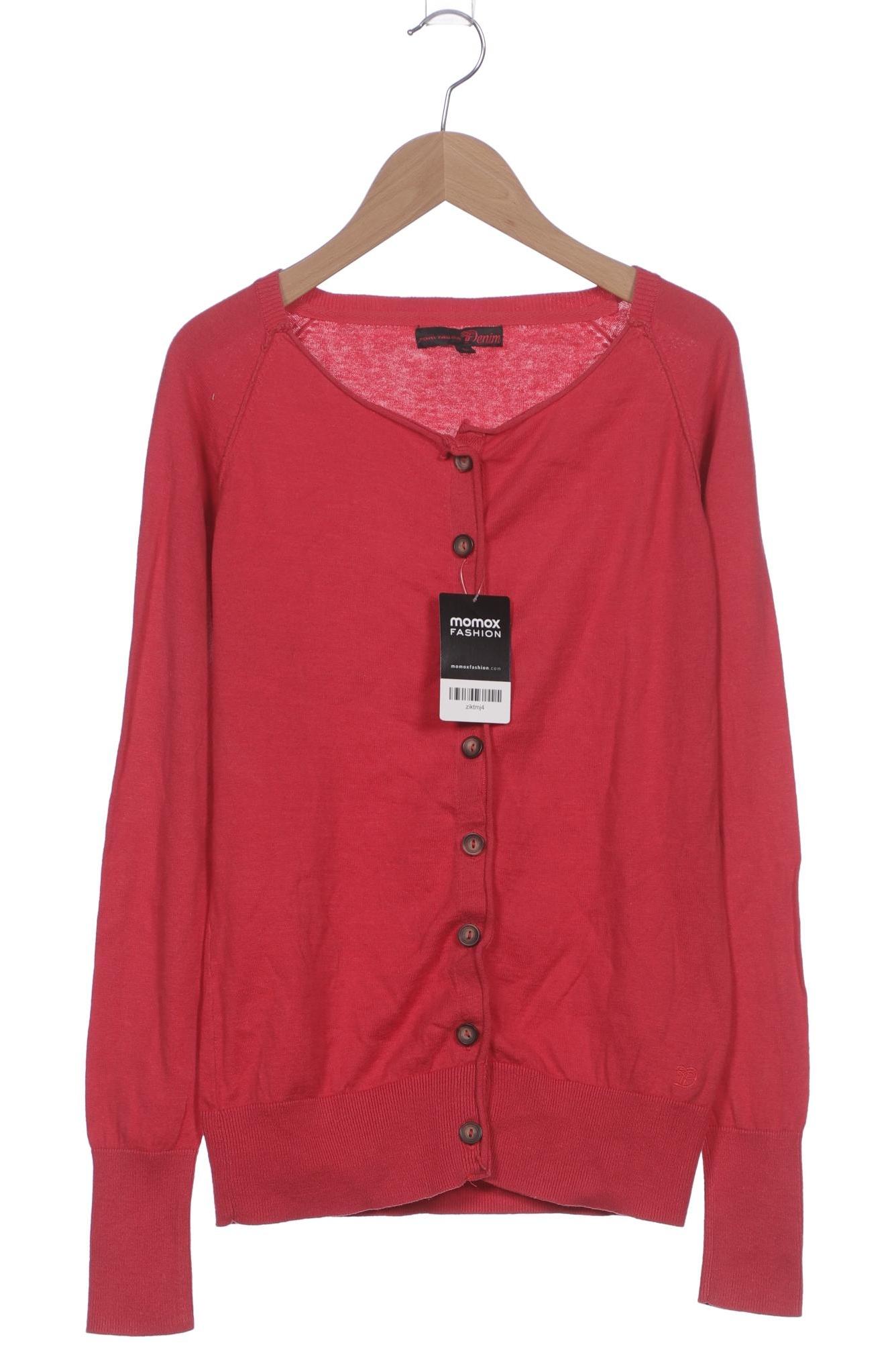 

TOM Tailor Denim Damen Strickjacke, rot, Gr. 42
