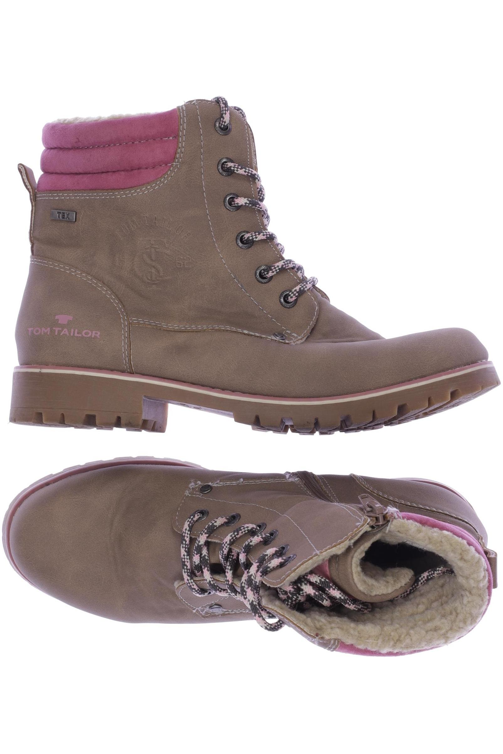 Thumbnail - TOM Tailor Denim Damen Stiefelette, beige, Gr. 39