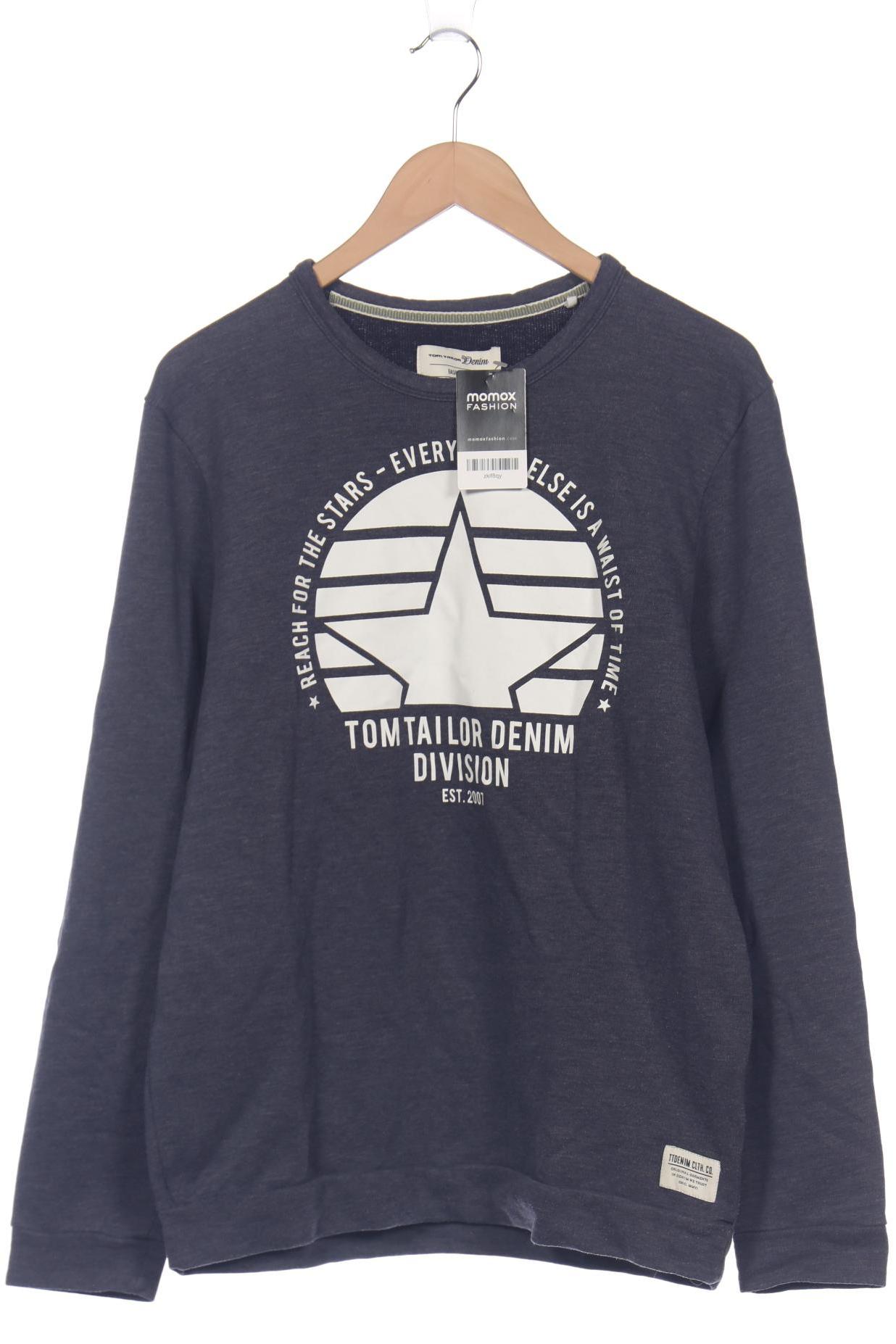 

TOM Tailor Denim Herren Sweatshirt, marineblau, Gr. 52