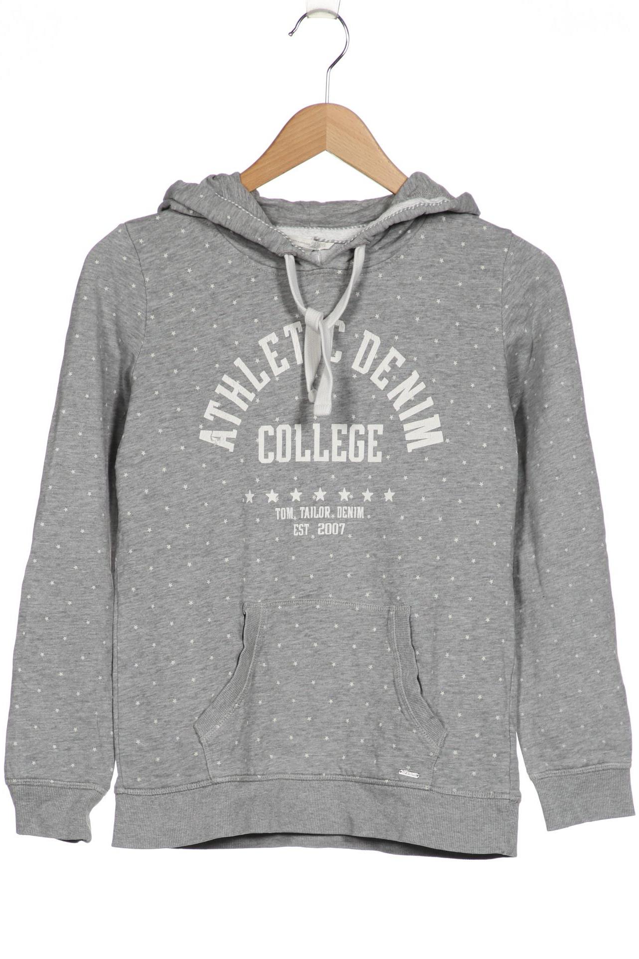 

TOM TAILOR Denim Damen Kapuzenpullover, grau