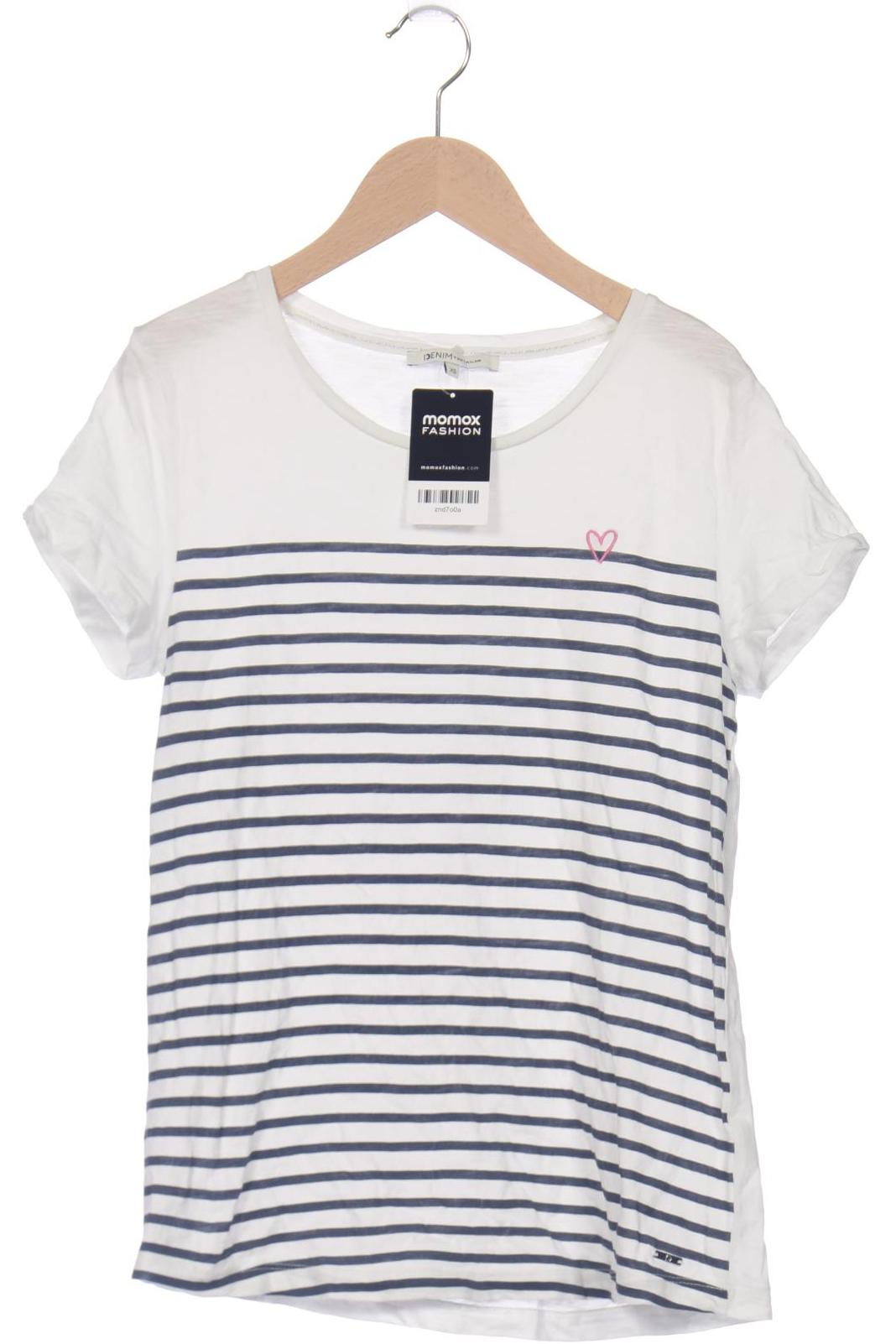 

TOM Tailor Denim Damen T-Shirt, weiß, Gr. 34