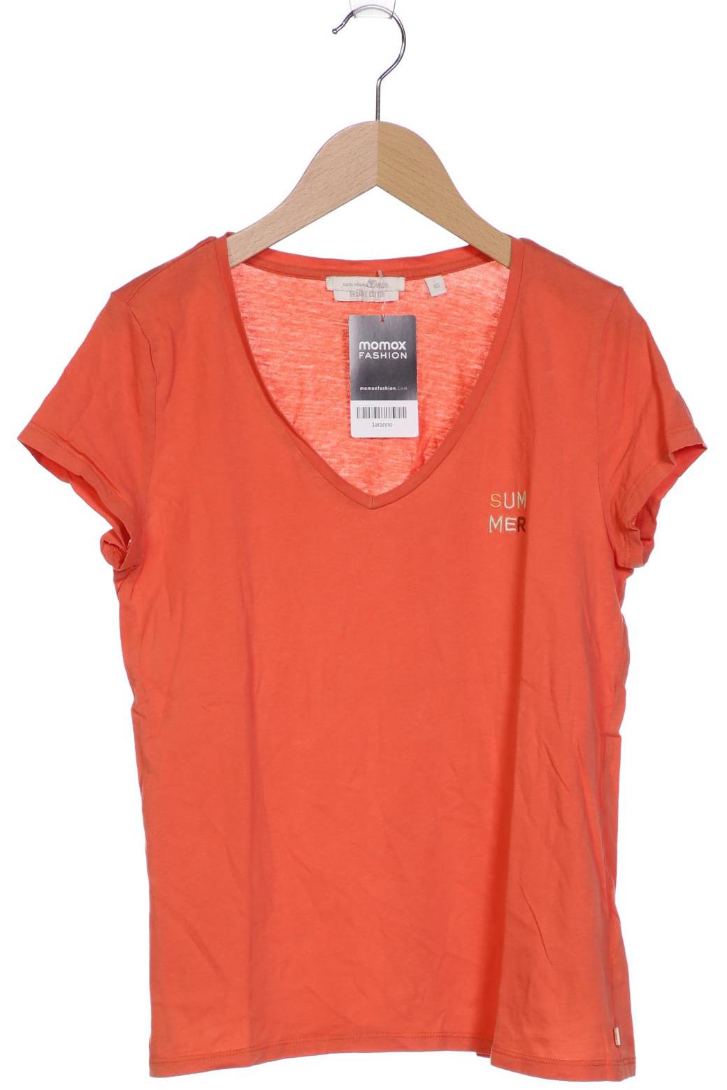 

TOM Tailor Denim Damen T-Shirt, orange, Gr. 34