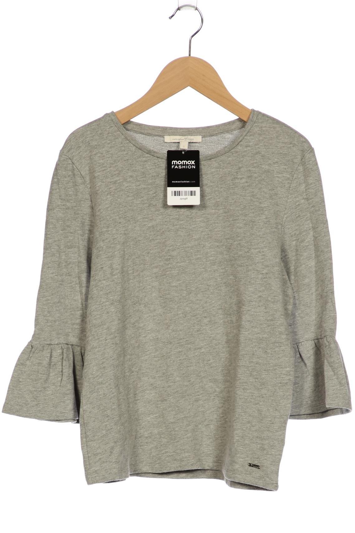 

TOM Tailor Denim Damen Langarmshirt, grau, Gr. 36
