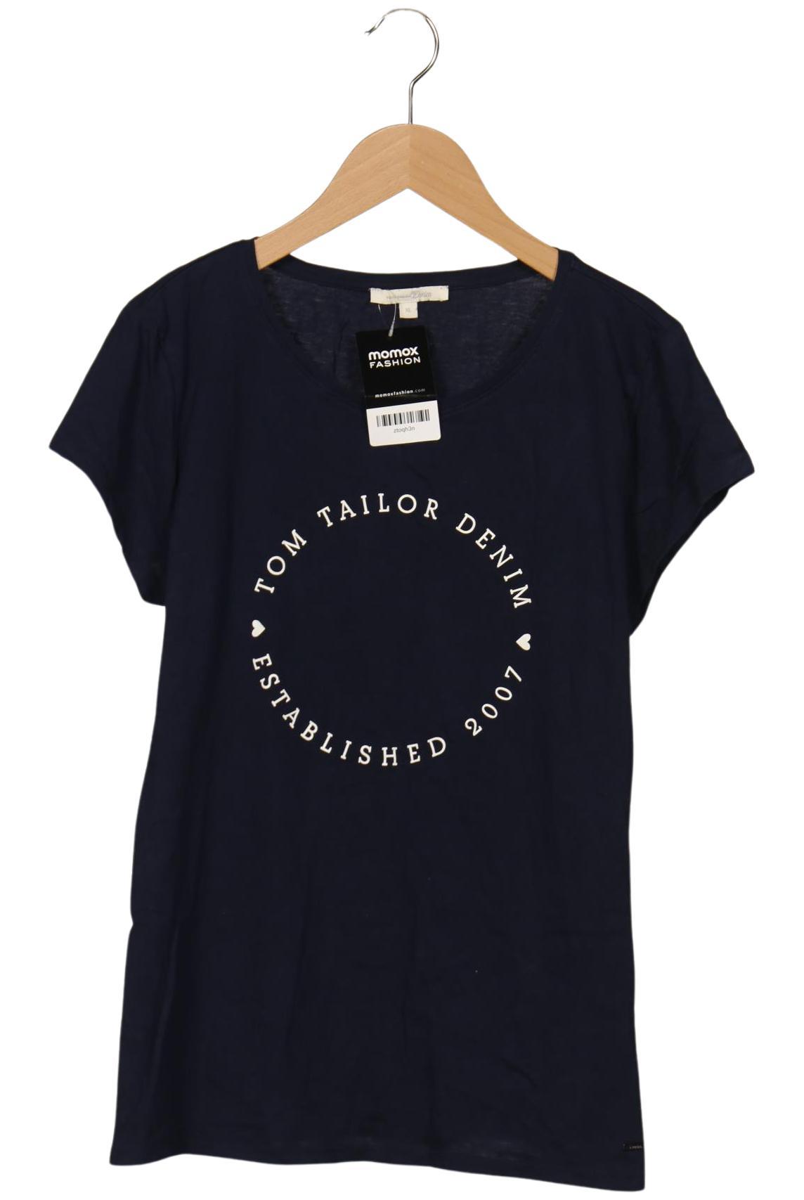 

TOM Tailor Denim Damen T-Shirt, marineblau, Gr. 44