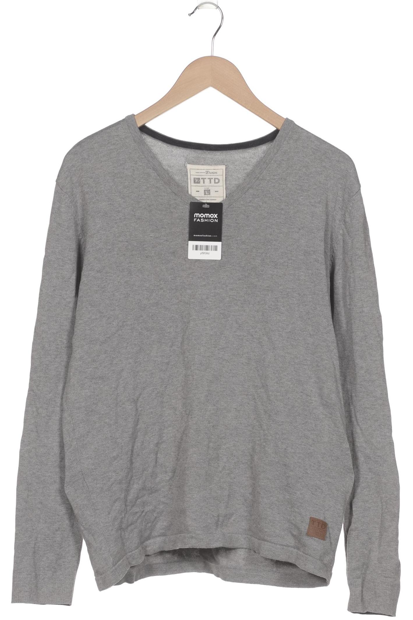 

TOM Tailor Denim Herren Pullover, grau, Gr. 52