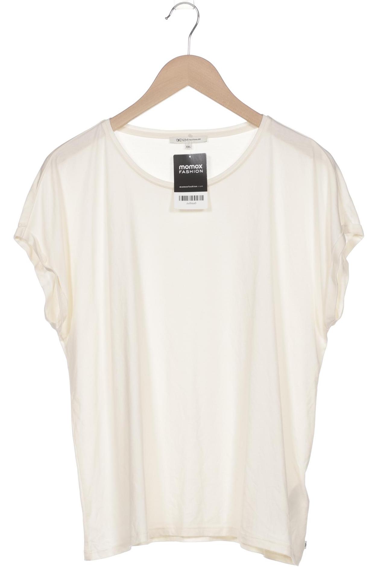

TOM Tailor Denim Damen T-Shirt, cremeweiß, Gr. 46