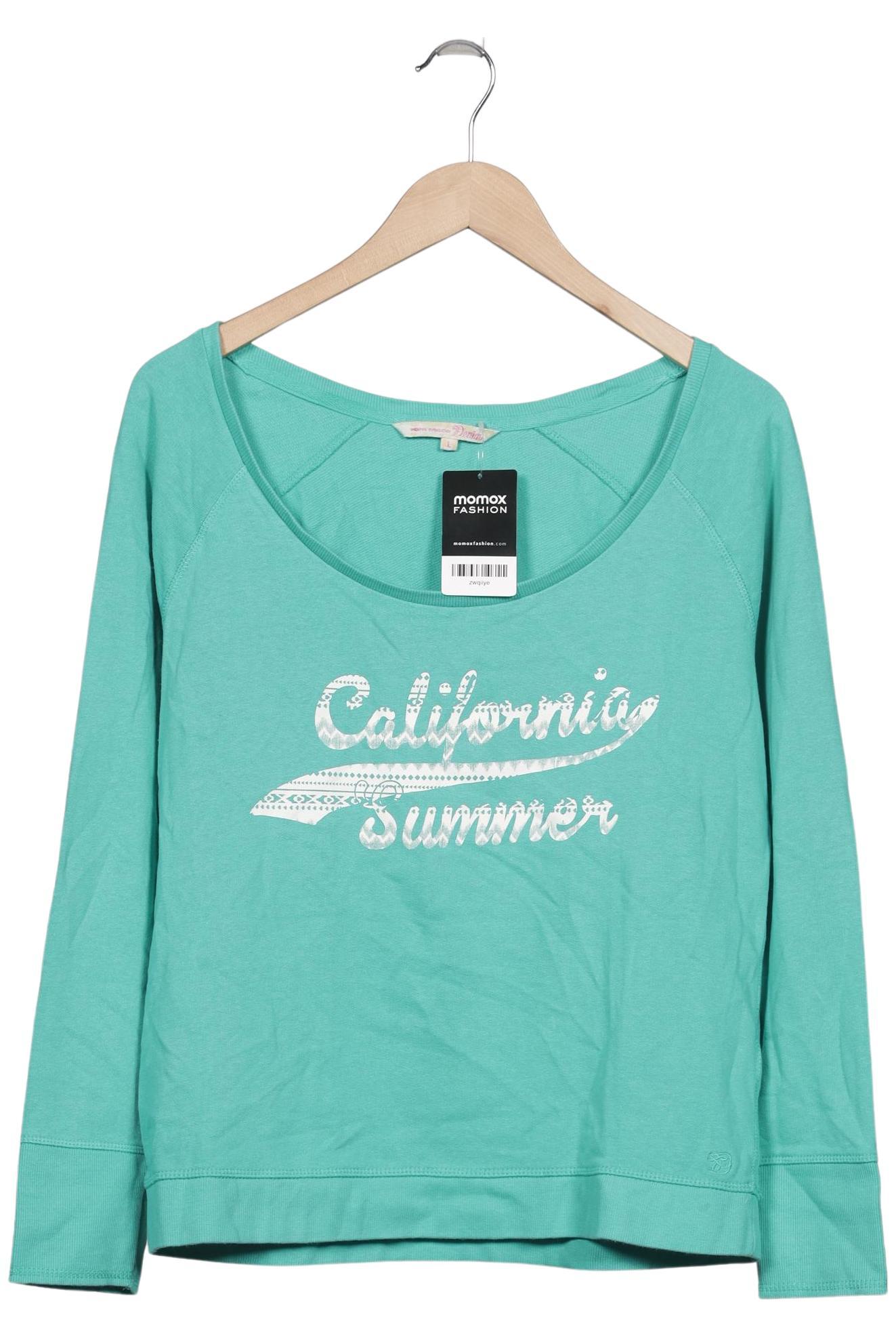 

TOM Tailor Denim Damen Sweatshirt, türkis, Gr. 42