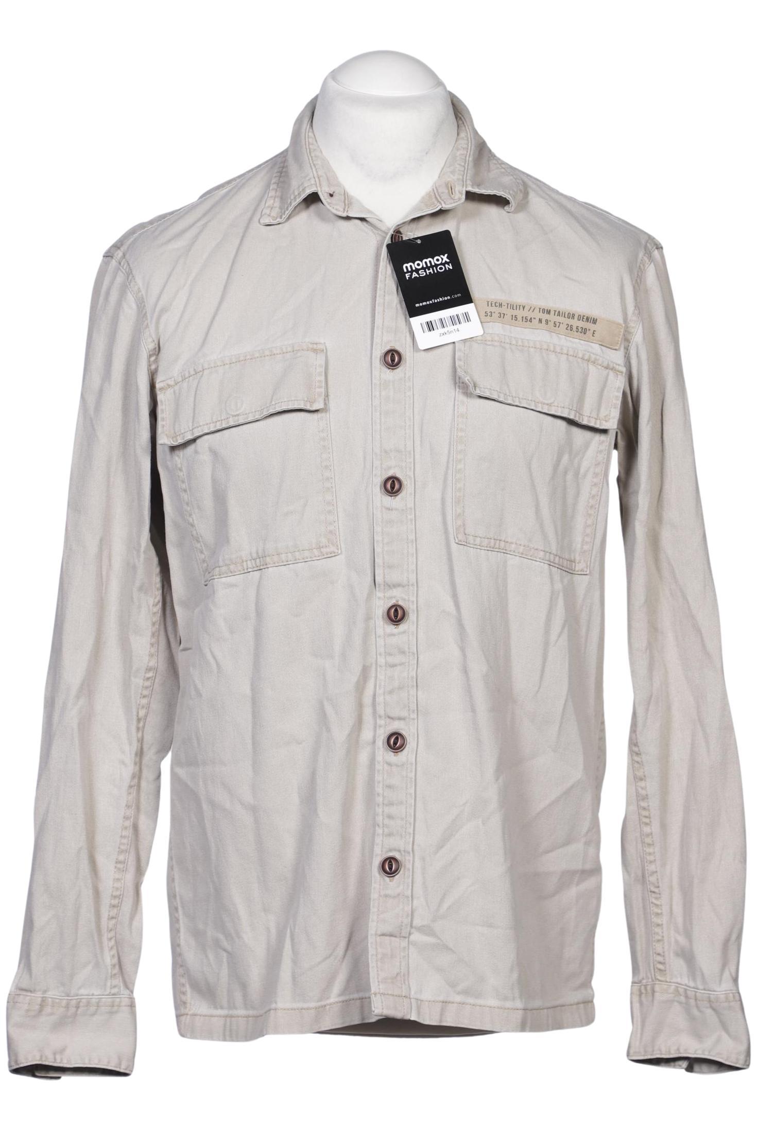 

TOM Tailor Denim Herren Hemd, beige, Gr. 48