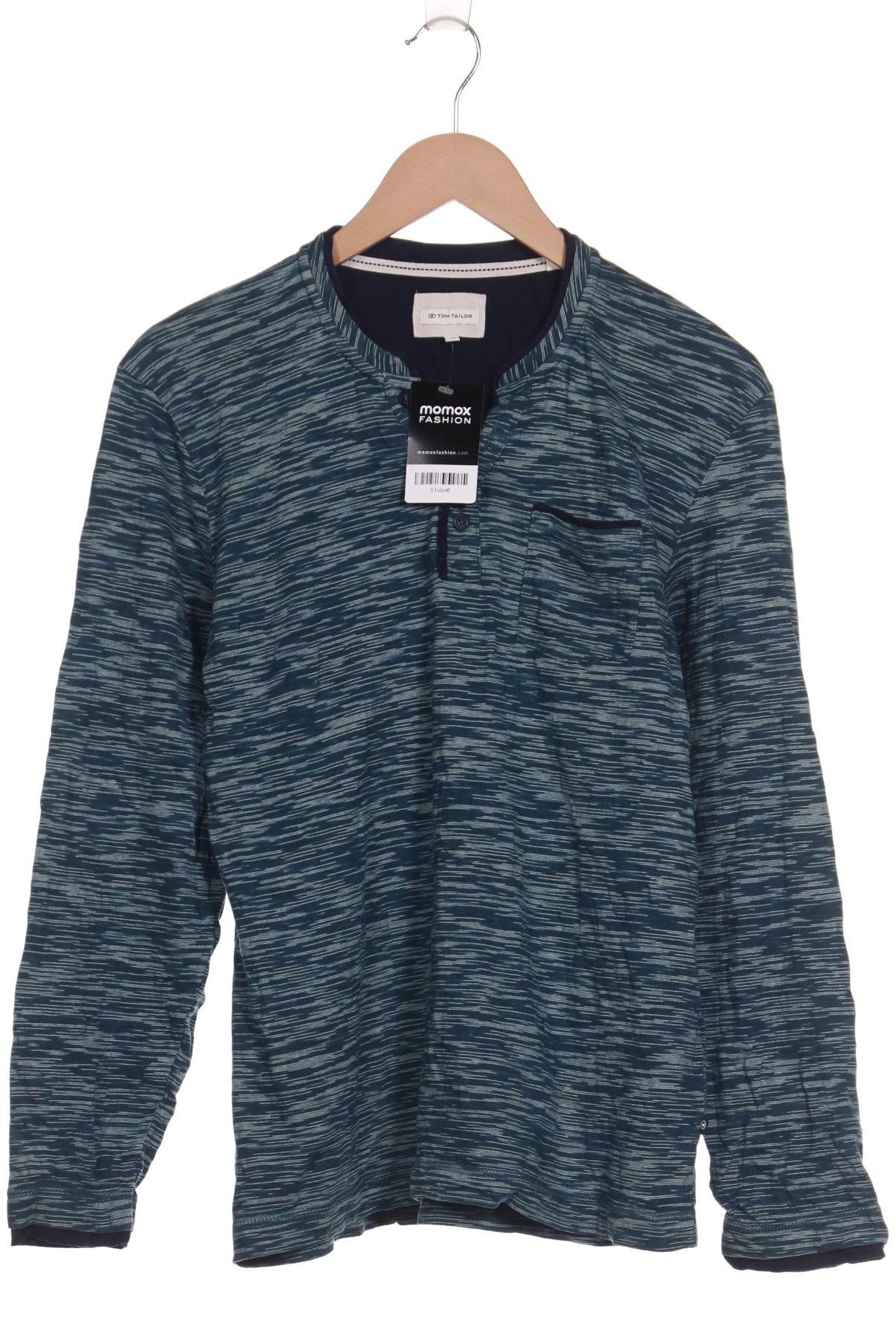 

Tom Tailor Herren Langarmshirt, grün, Gr. 48