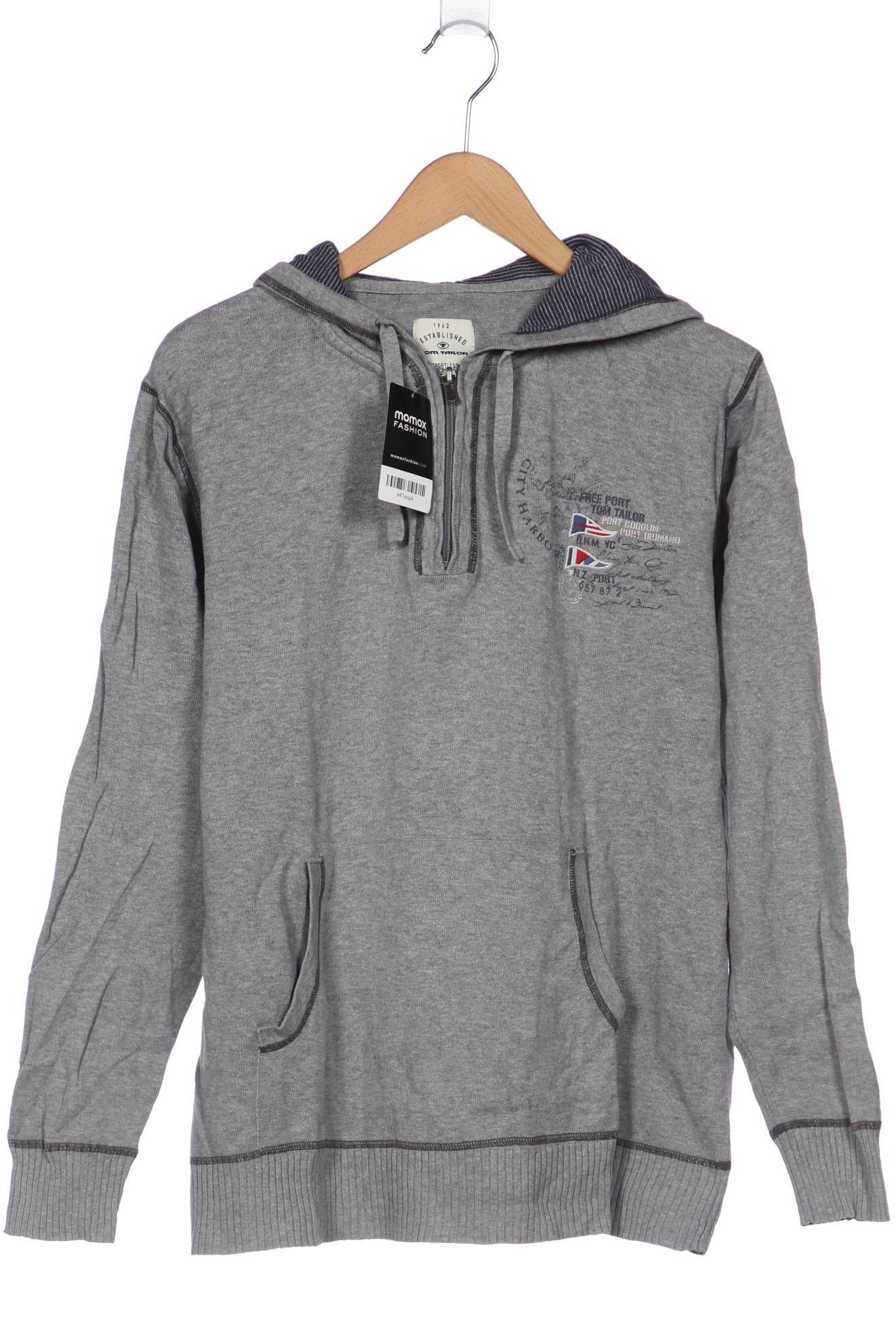 

Tom Tailor Herren Kapuzenpullover, grau, Gr. 54