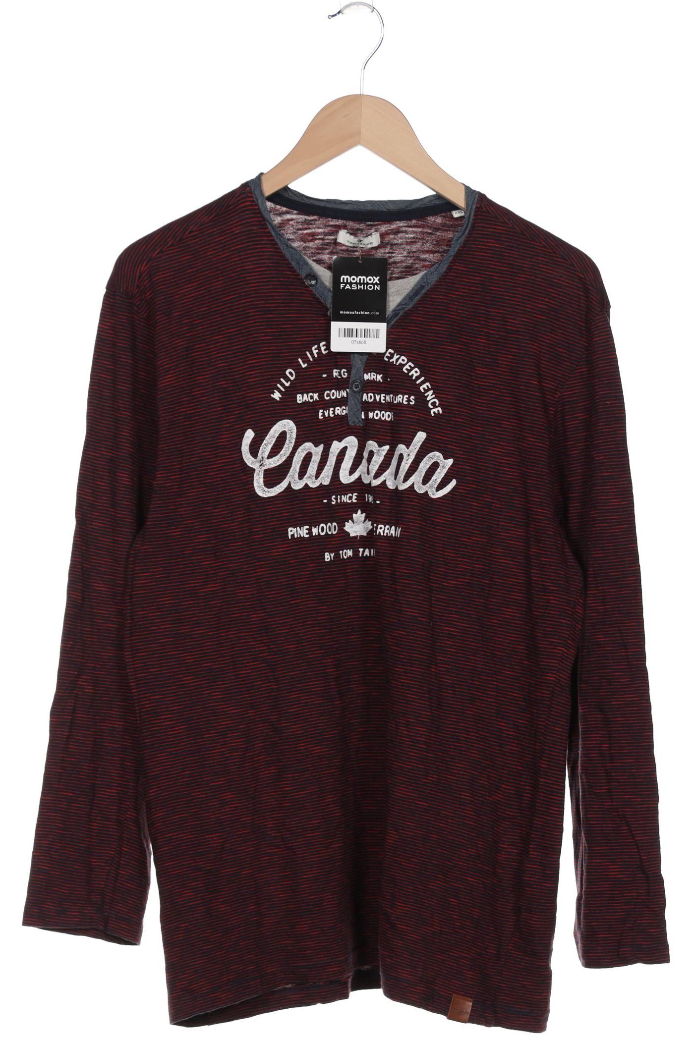 

Tom Tailor Herren Langarmshirt, bordeaux, Gr. 56