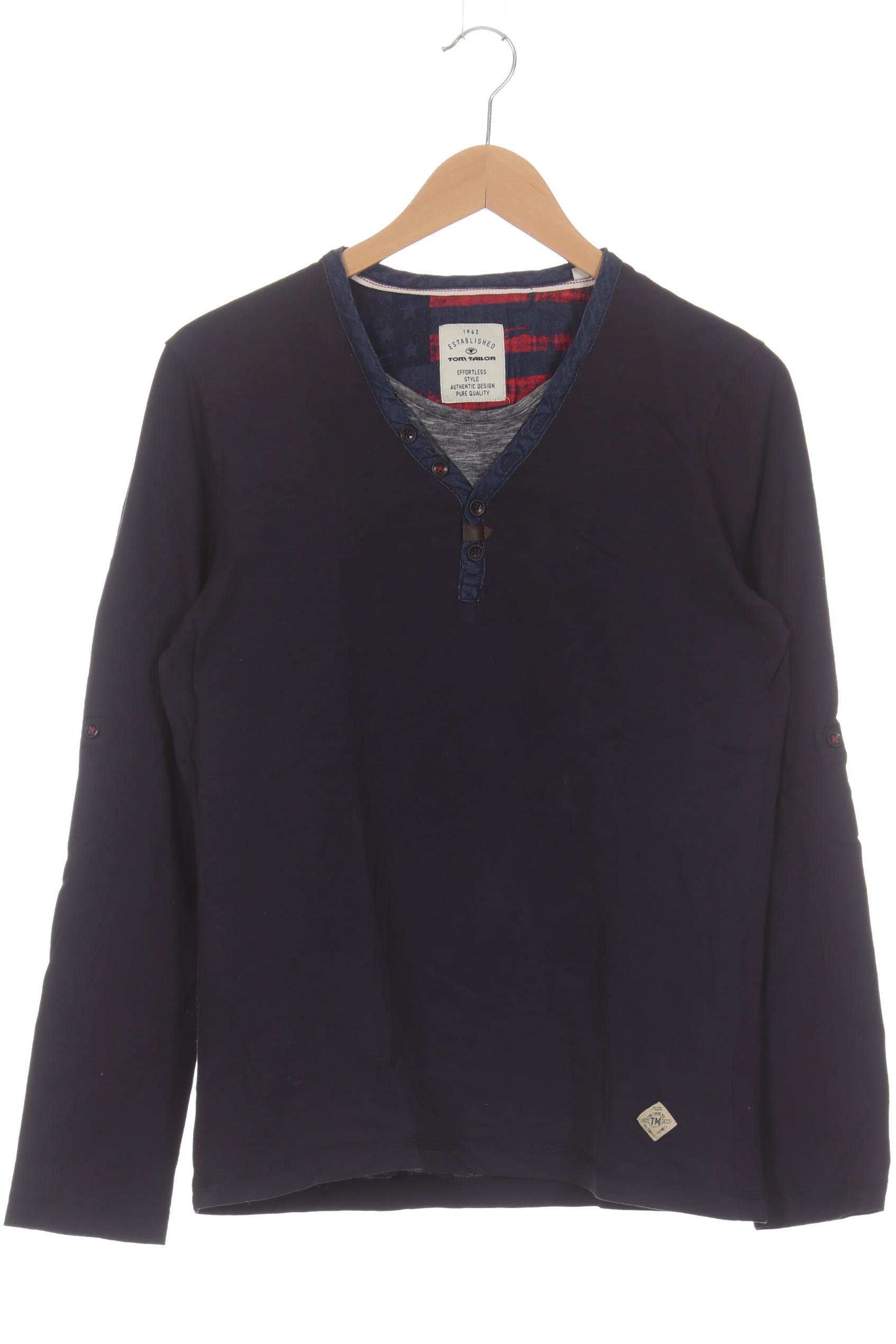 

Tom Tailor Herren Langarmshirt, blau, Gr.