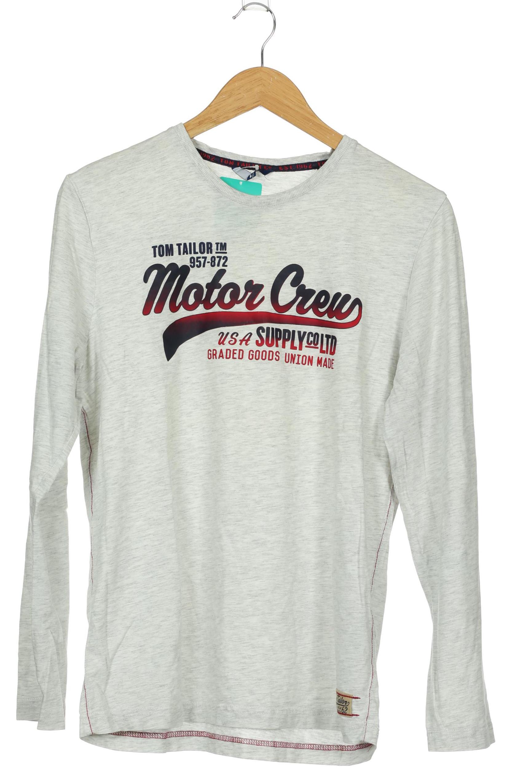 Thumbnail - Tom Tailor Herren Langarmshirt, weiß, Gr.