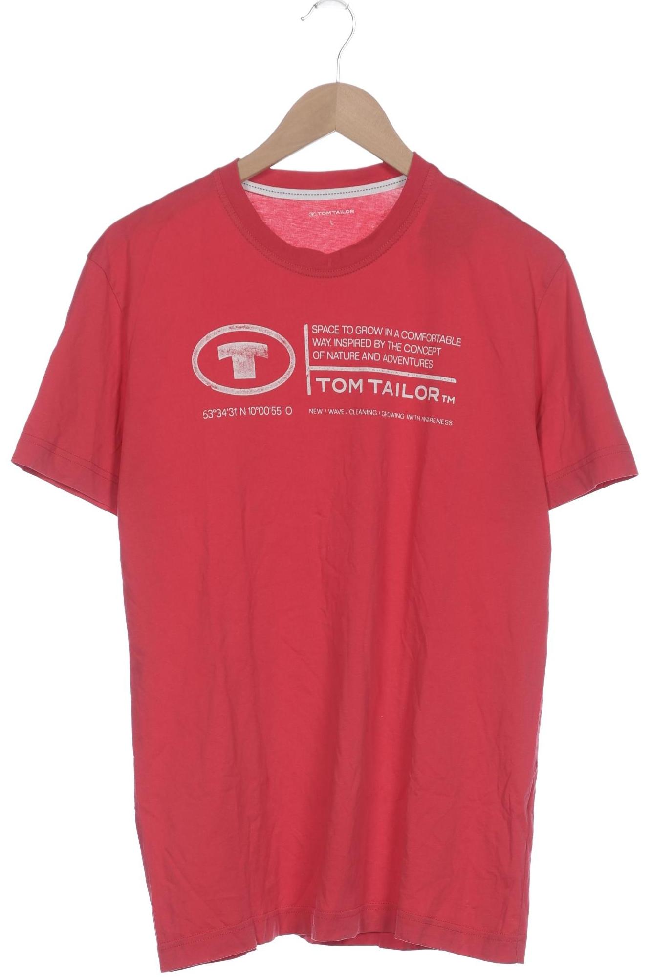 

Tom Tailor Herren T-Shirt, rot, Gr. 52