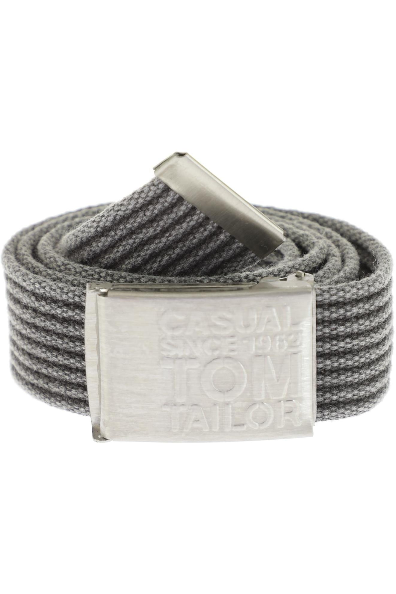 

Tom Tailor Herren Gürtel, grau, Gr. 115