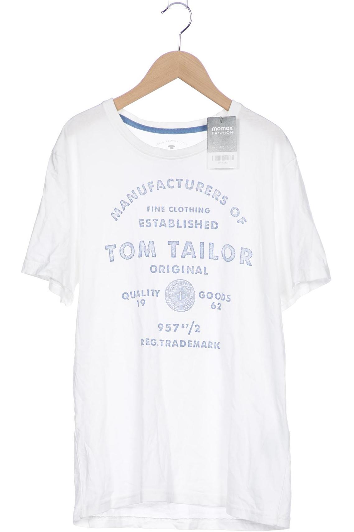 

Tom Tailor Herren T-Shirt, weiß, Gr. 48