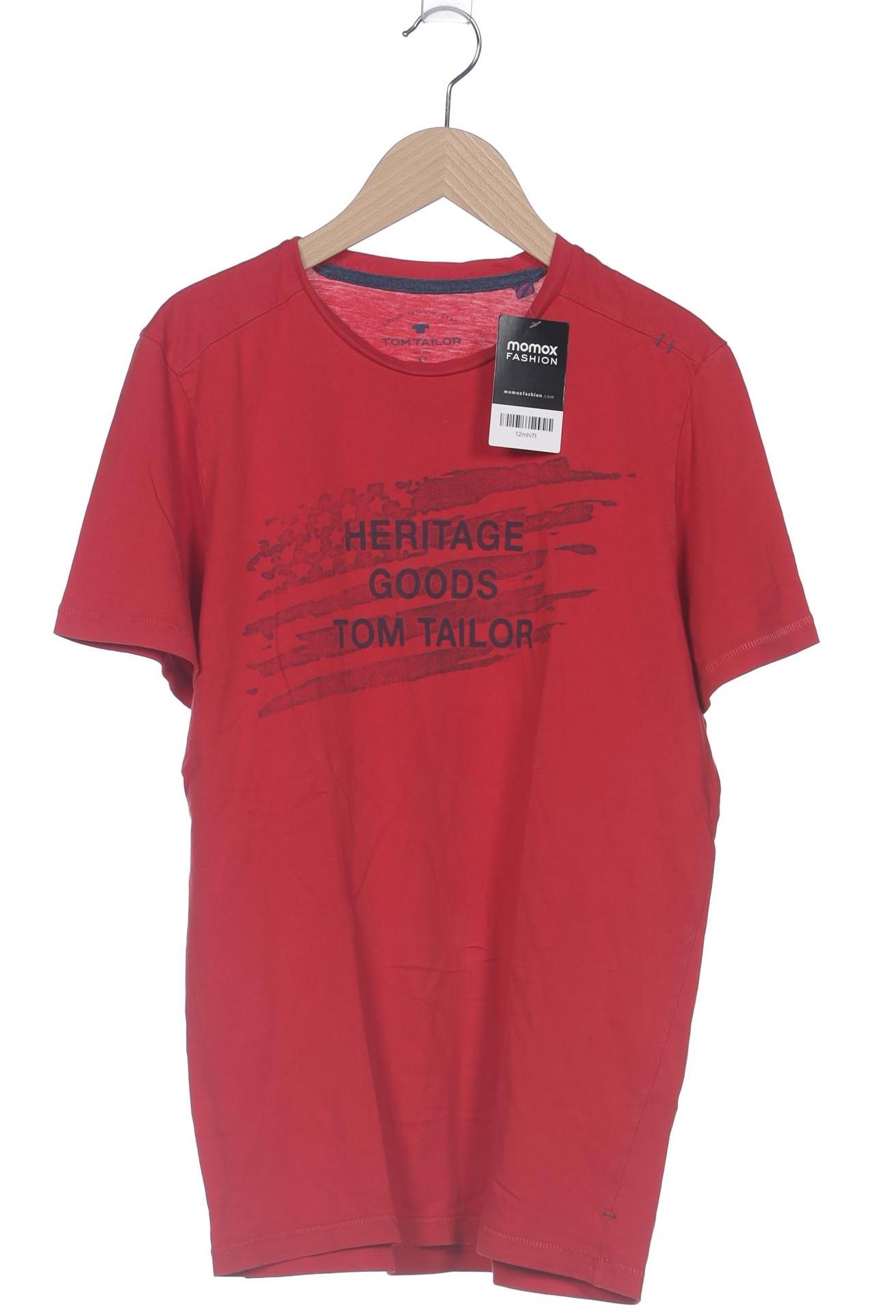 

Tom Tailor Herren T-Shirt, rot, Gr. 46