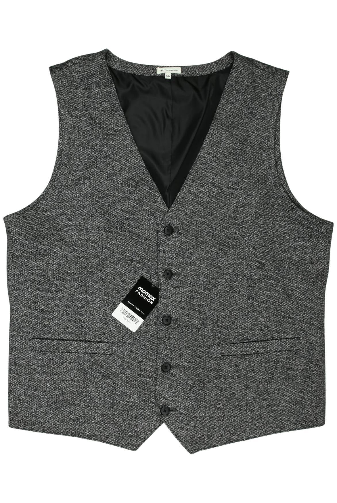

Tom Tailor Herren Weste, grau, Gr. 56
