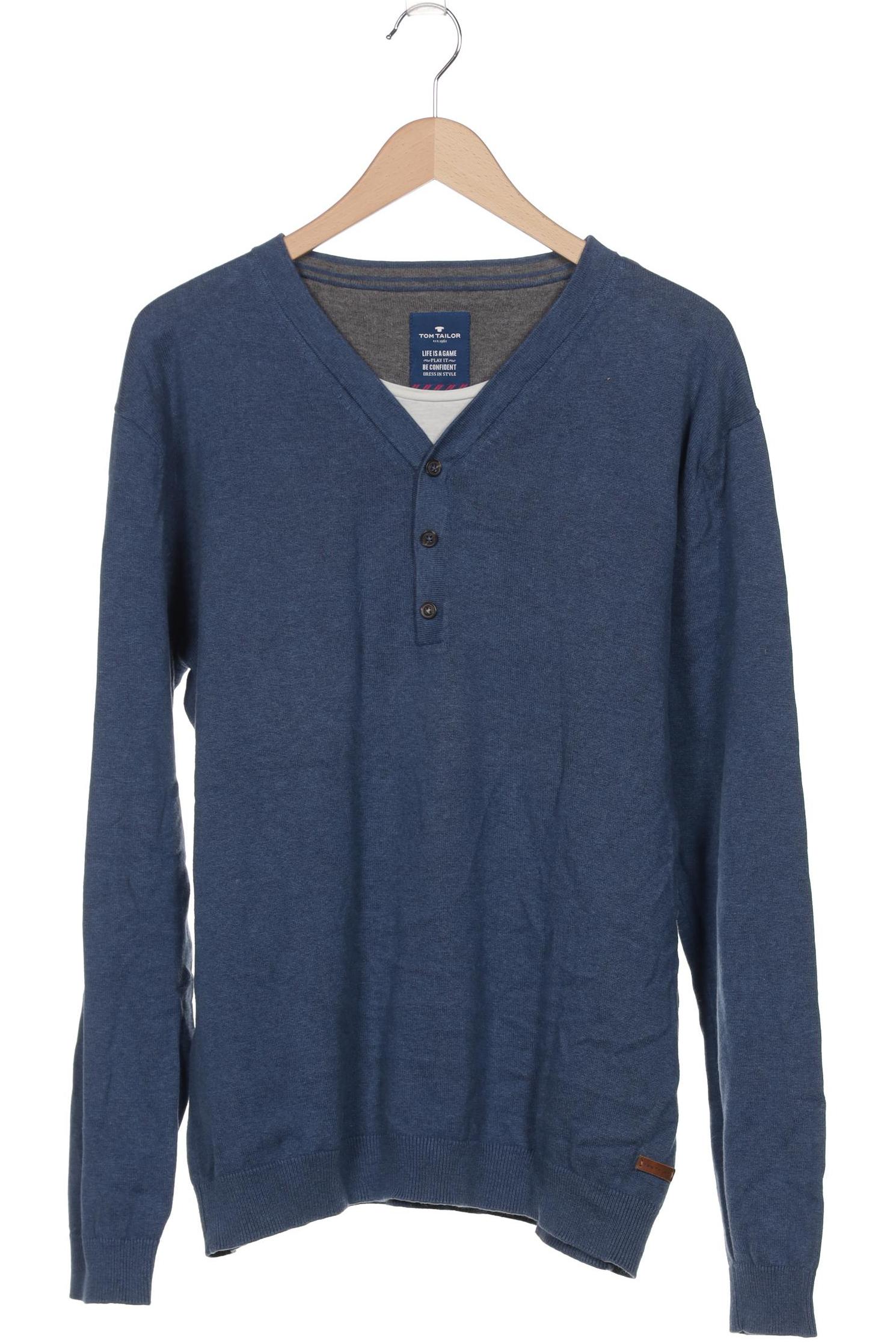 

Tom Tailor Herren Pullover, blau, Gr. 54