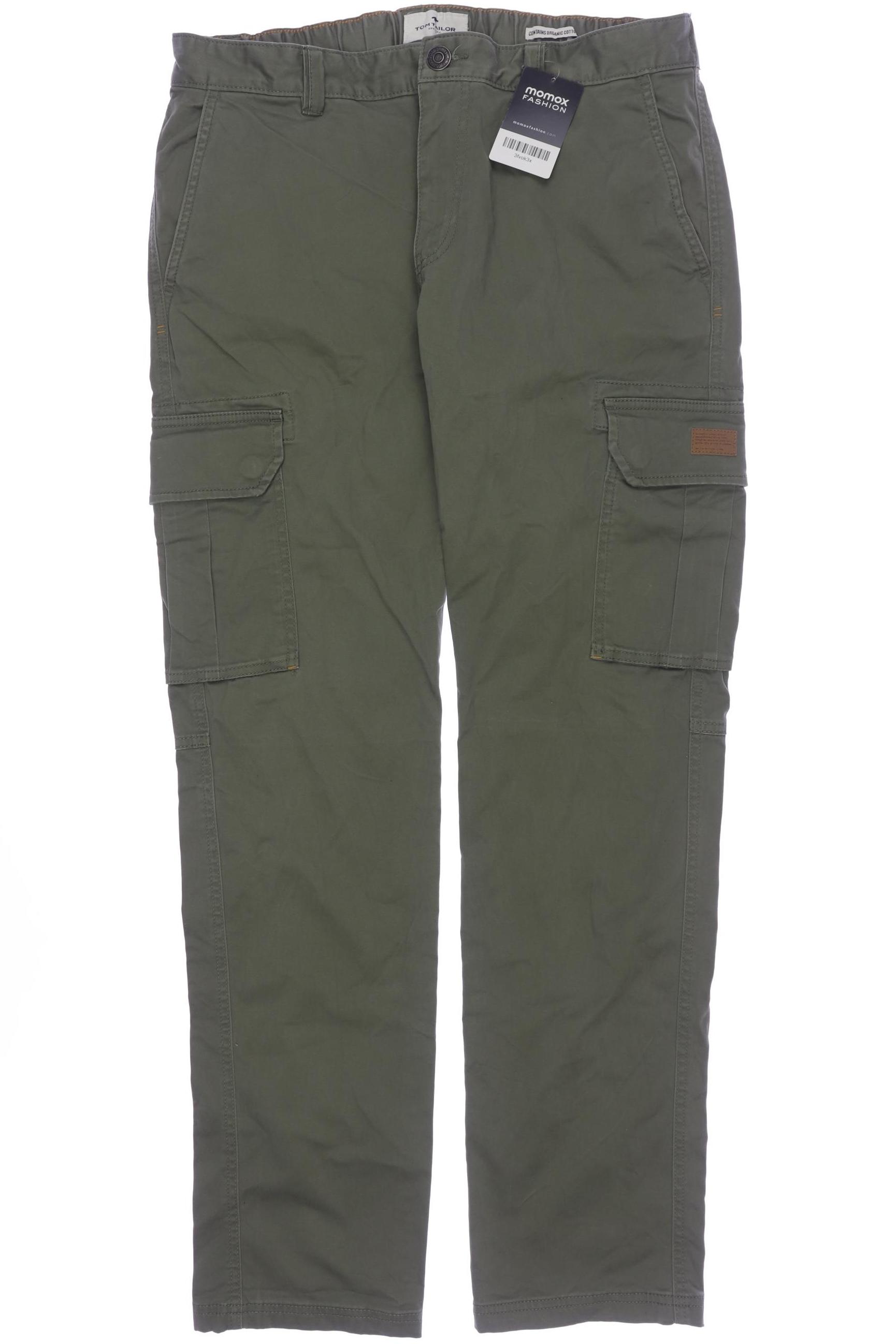

Tom Tailor Herren Stoffhose, grün, Gr. 0