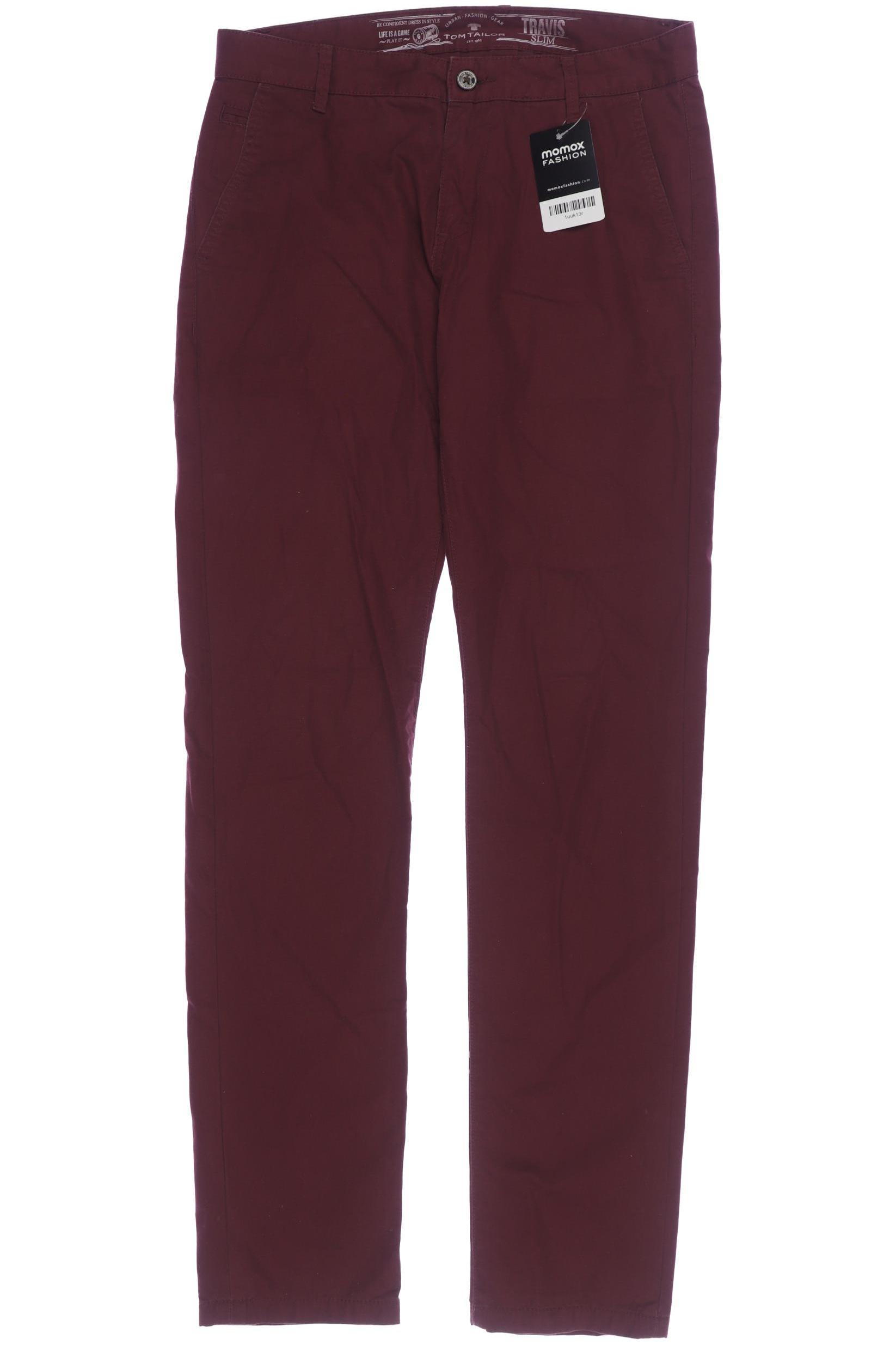 

Tom Tailor Herren Stoffhose, bordeaux, Gr. 29