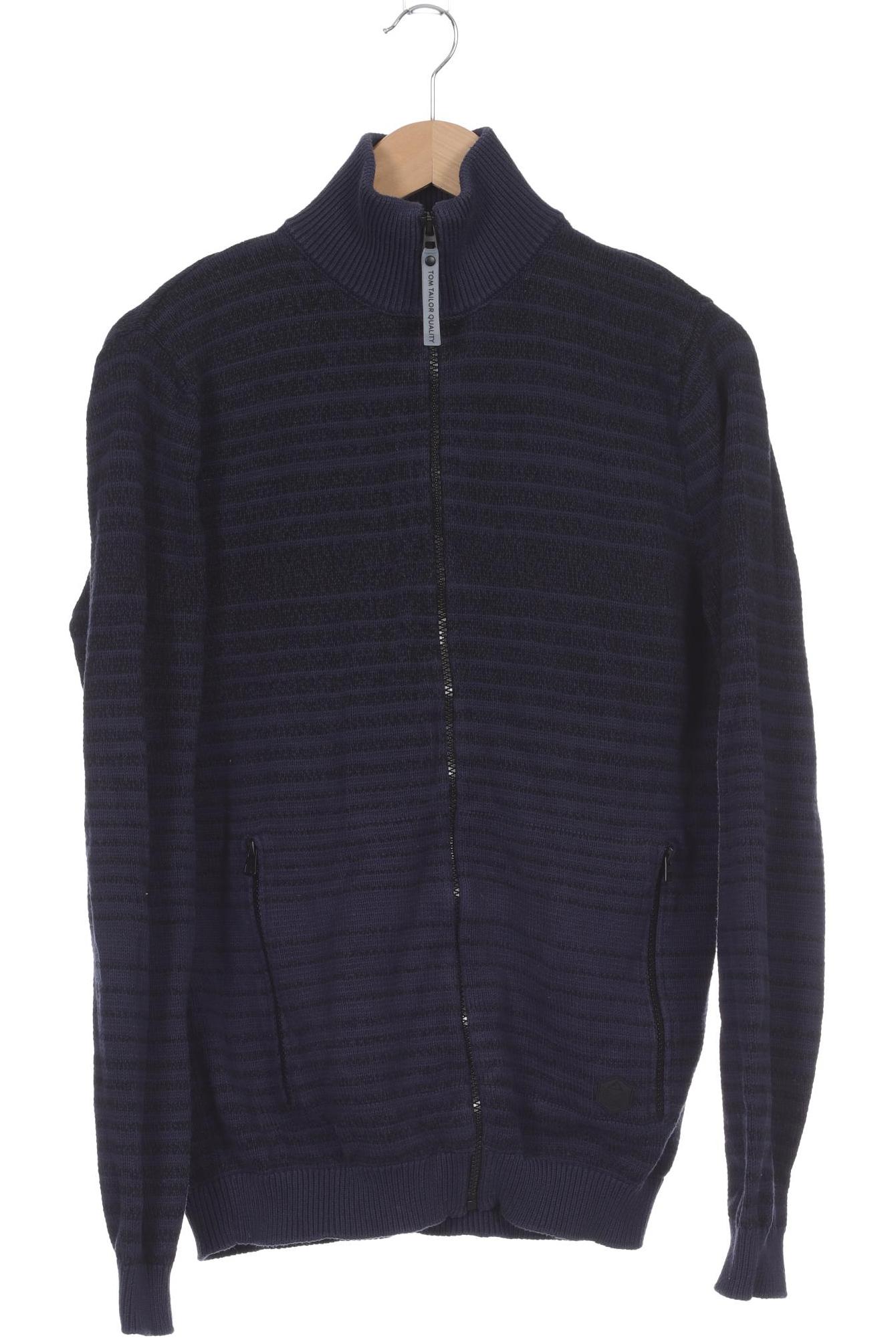 

Tom Tailor Herren Strickjacke, blau, Gr. 52
