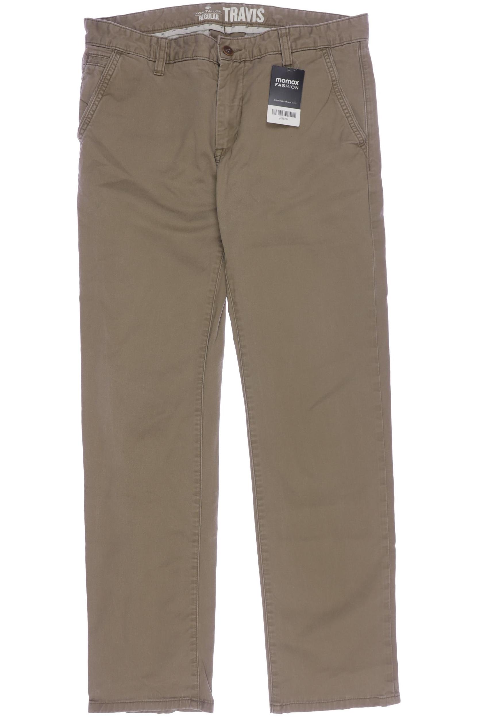 Thumbnail - Tom Tailor Herren Stoffhose, braun, Gr. 33