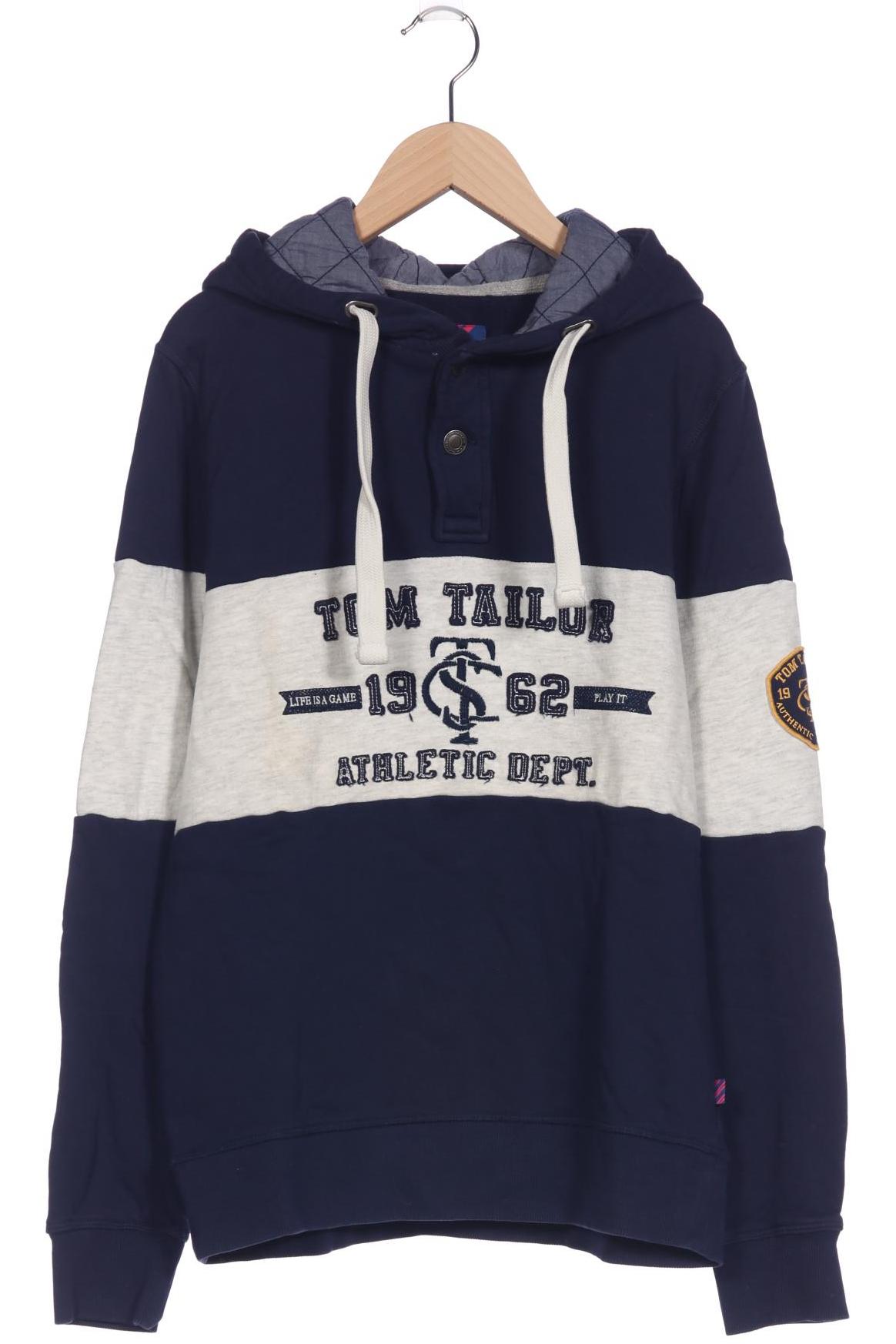 

Tom Tailor Herren Kapuzenpullover, marineblau, Gr. 46