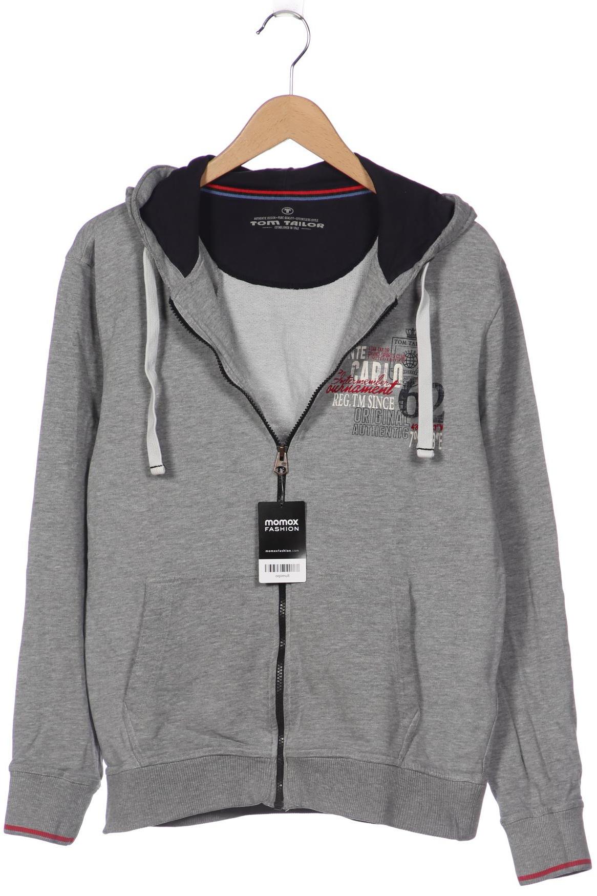 

Tom Tailor Herren Kapuzenpullover, grau, Gr. 52