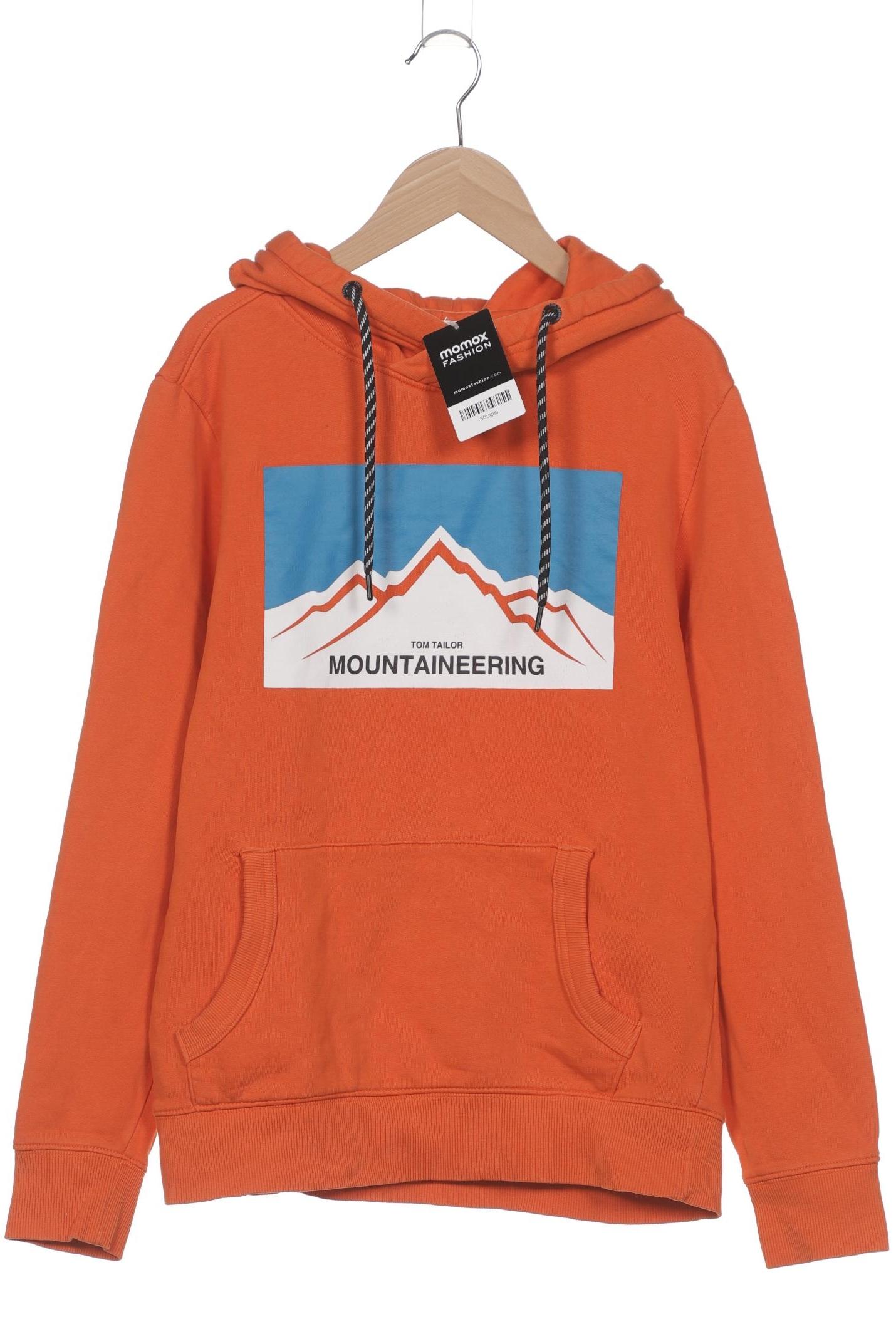 

Tom Tailor Herren Kapuzenpullover, orange, Gr. 48