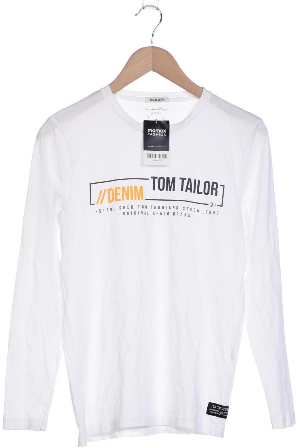 

Tom Tailor Herren Langarmshirt, weiß, Gr. 46