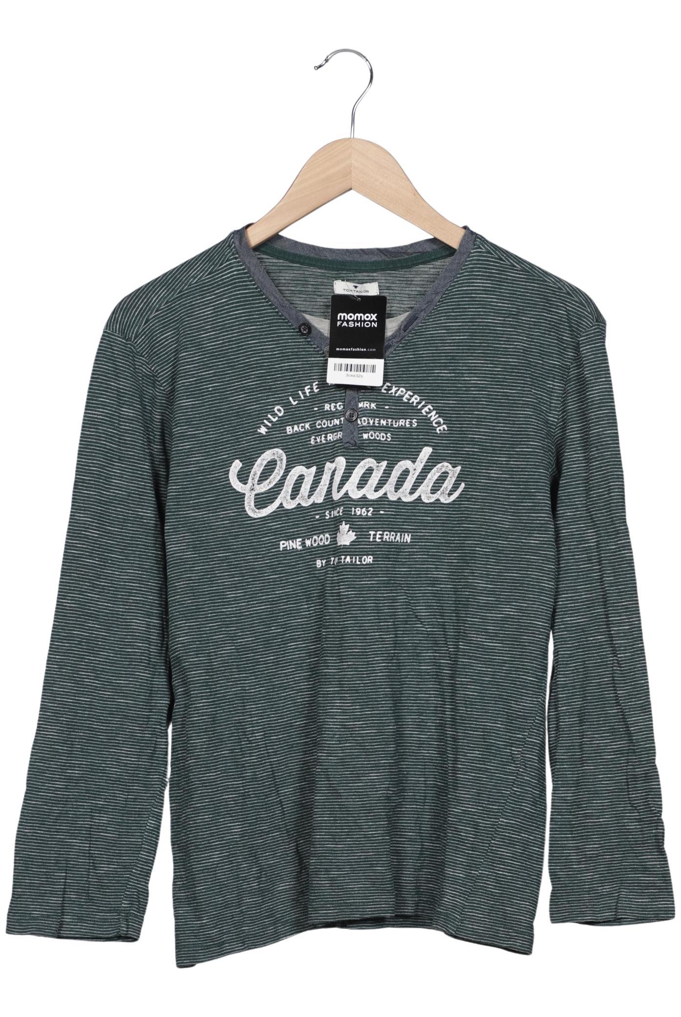 

Tom Tailor Herren Langarmshirt, türkis, Gr. 48