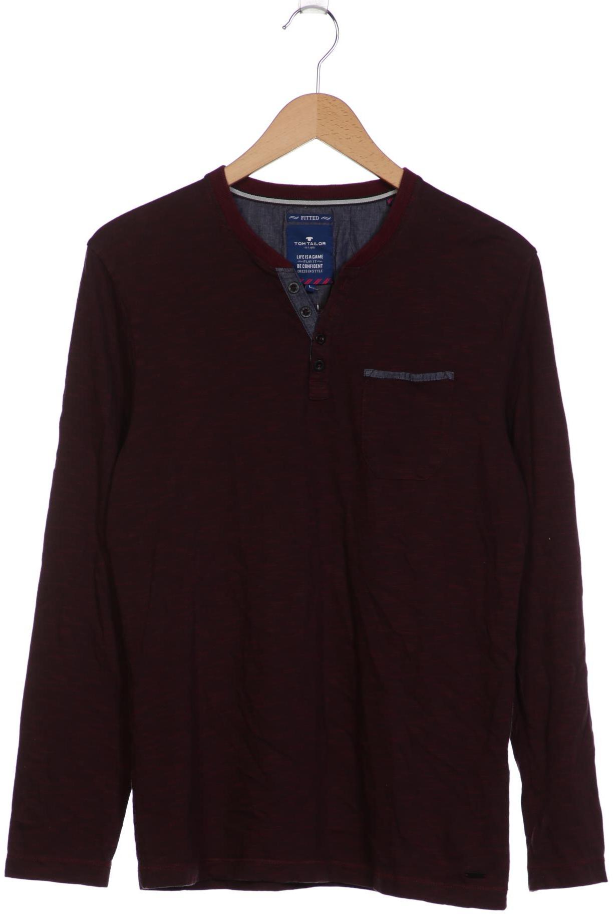 

Tom Tailor Herren Langarmshirt, bordeaux, Gr. 52