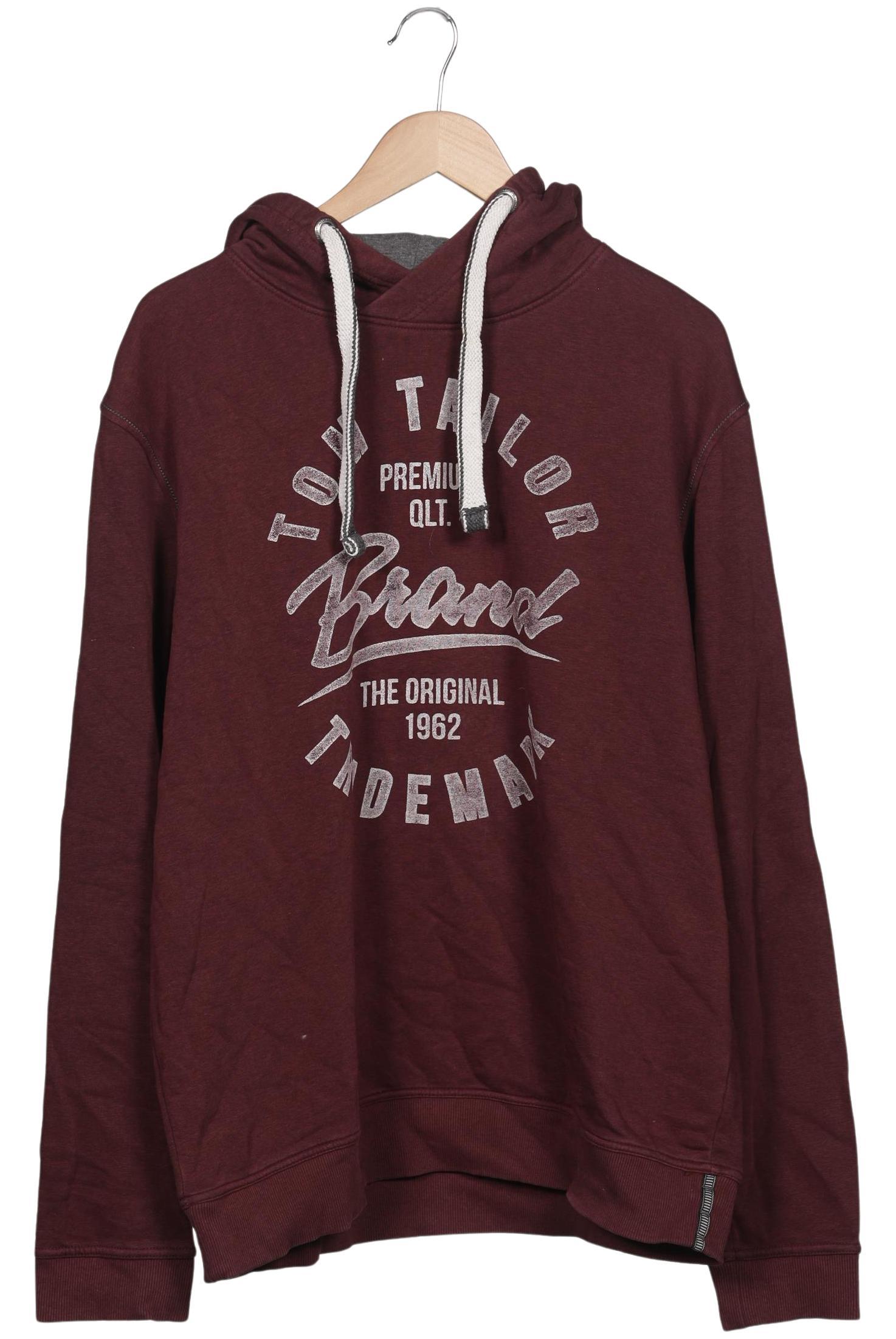 Thumbnail - Tom Tailor Herren Kapuzenpullover, bordeaux, Gr. 56