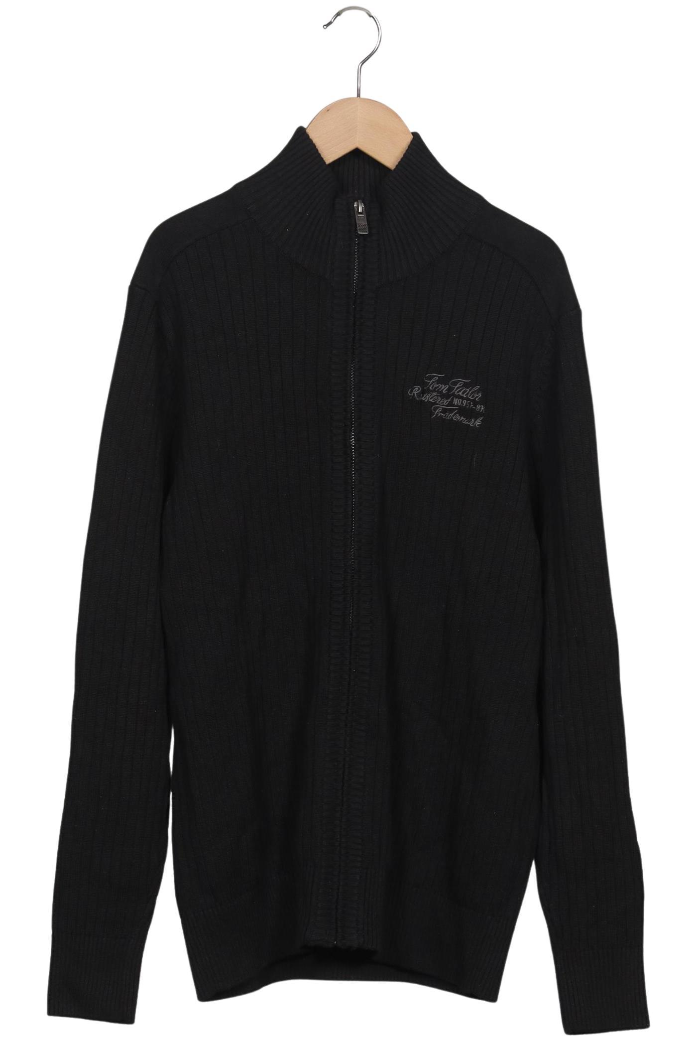 

Tom Tailor Herren Strickjacke, schwarz, Gr. 48