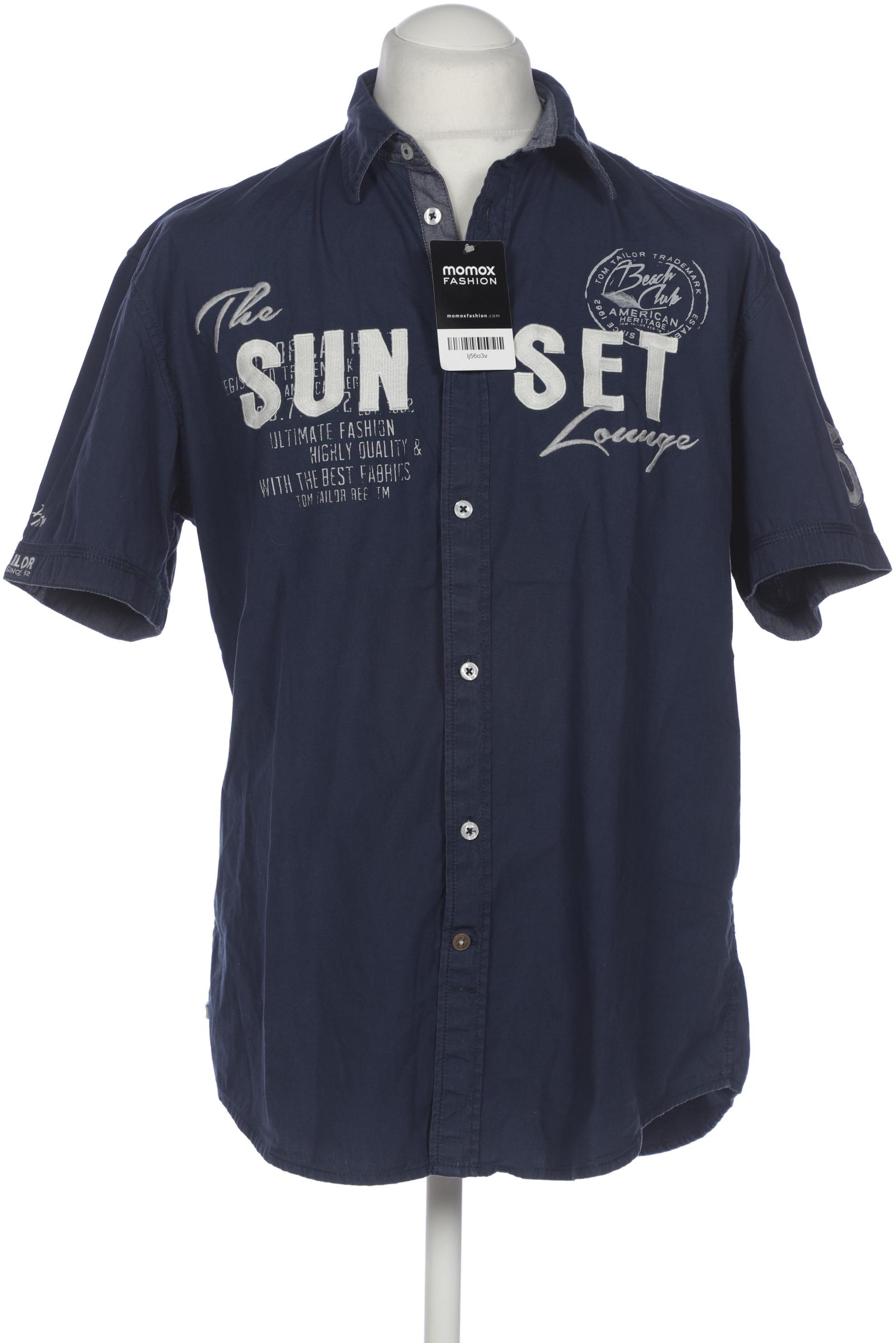 

Tom Tailor Herren Hemd, marineblau, Gr. 52