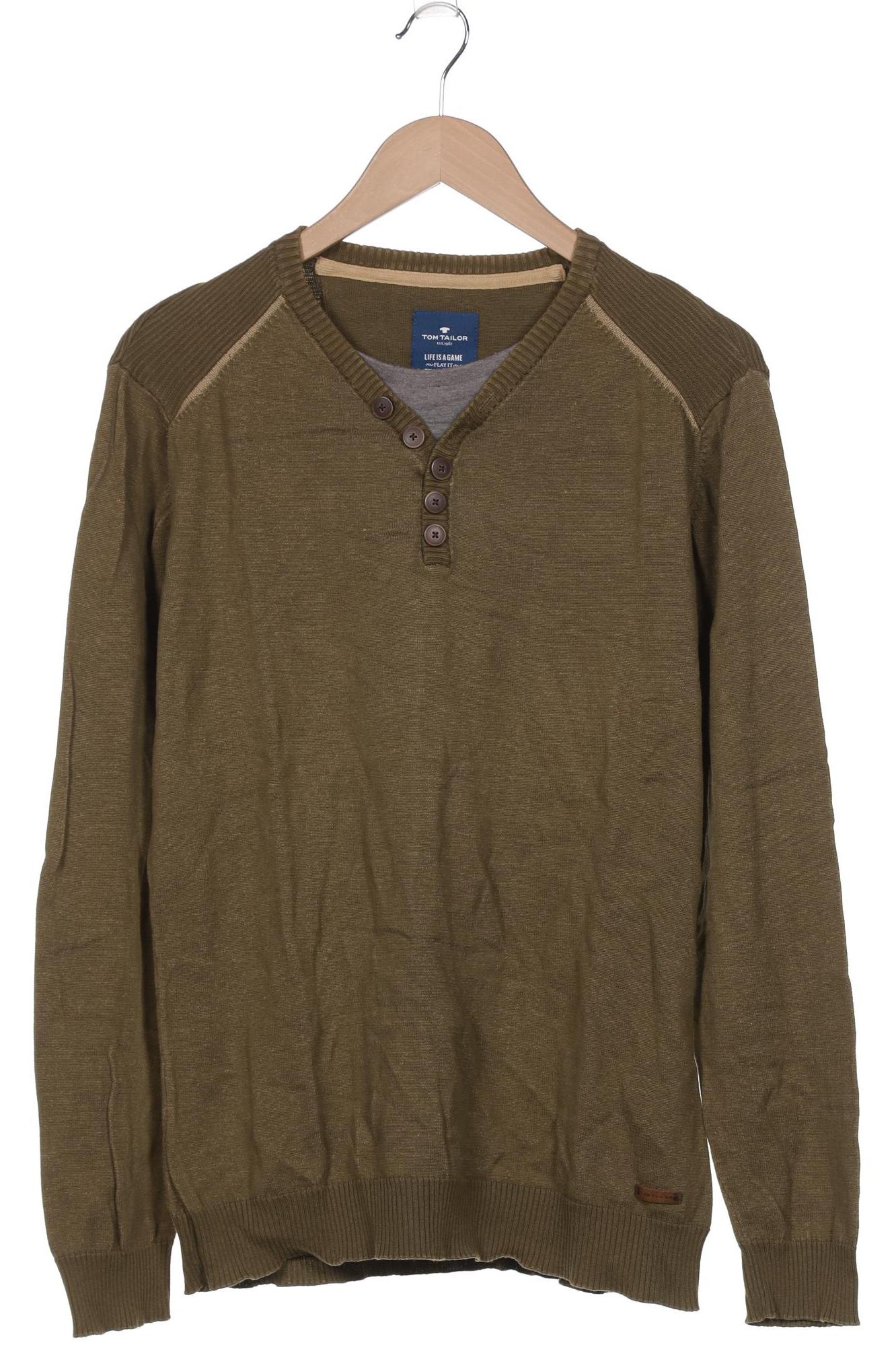 

Tom Tailor Herren Pullover, grün, Gr. 54