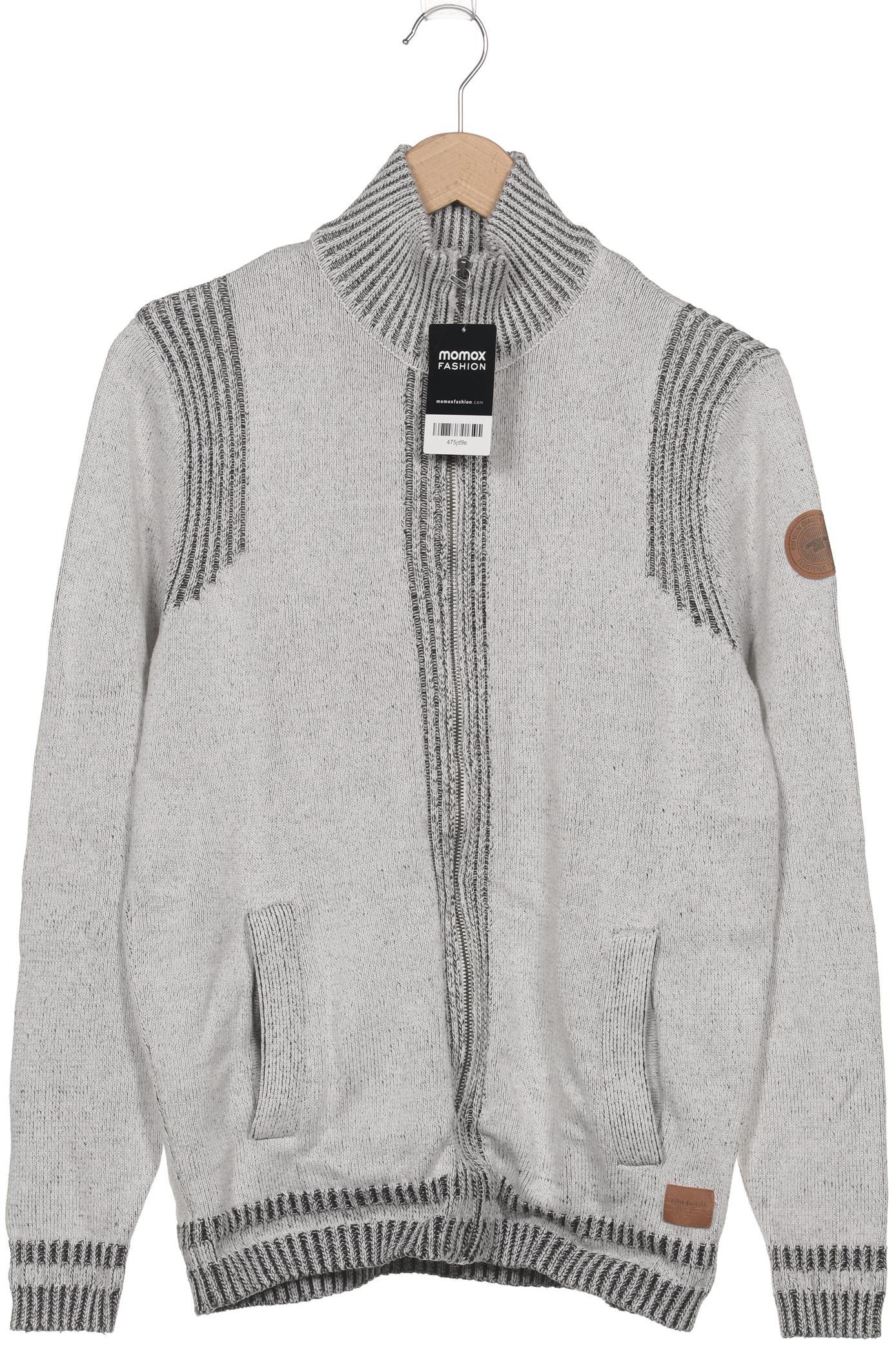 

Tom Tailor Herren Strickjacke, grau, Gr. 48